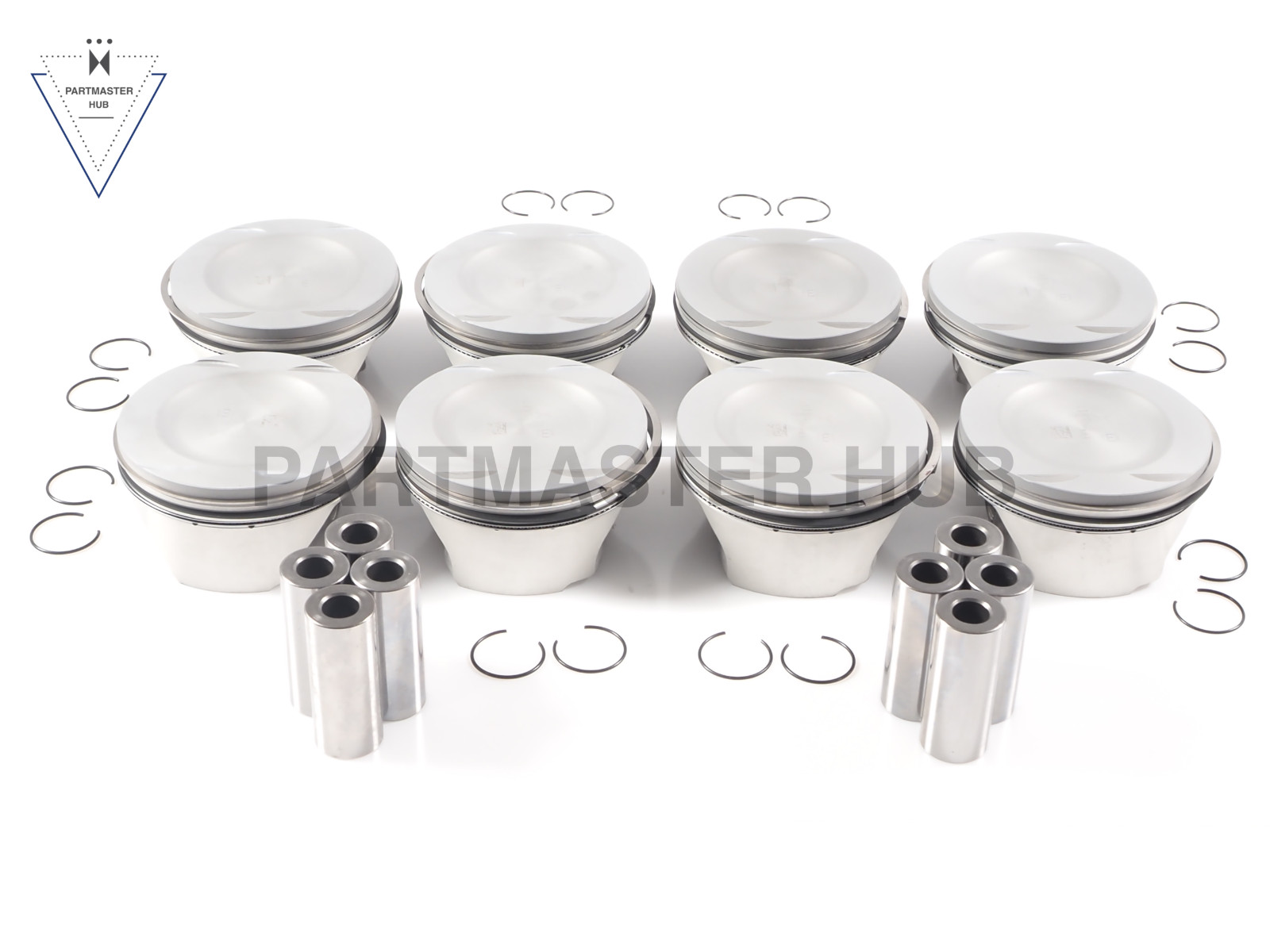 2012-2019 Mercedes Benz Engine Piston w/Rings 8PCS 0.50mm 5.5 V8 M157 1570300517 2012-2019 Mercedes Benz Engine Piston w/Rings 8PCS 0.50mm 5.5 V8 M157 1570300517