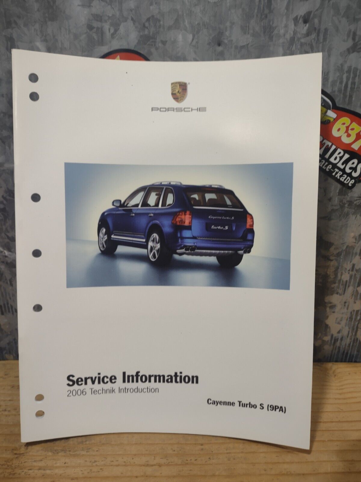 2006 Porsche Cayenne Turbo S only service information manual  (F1)