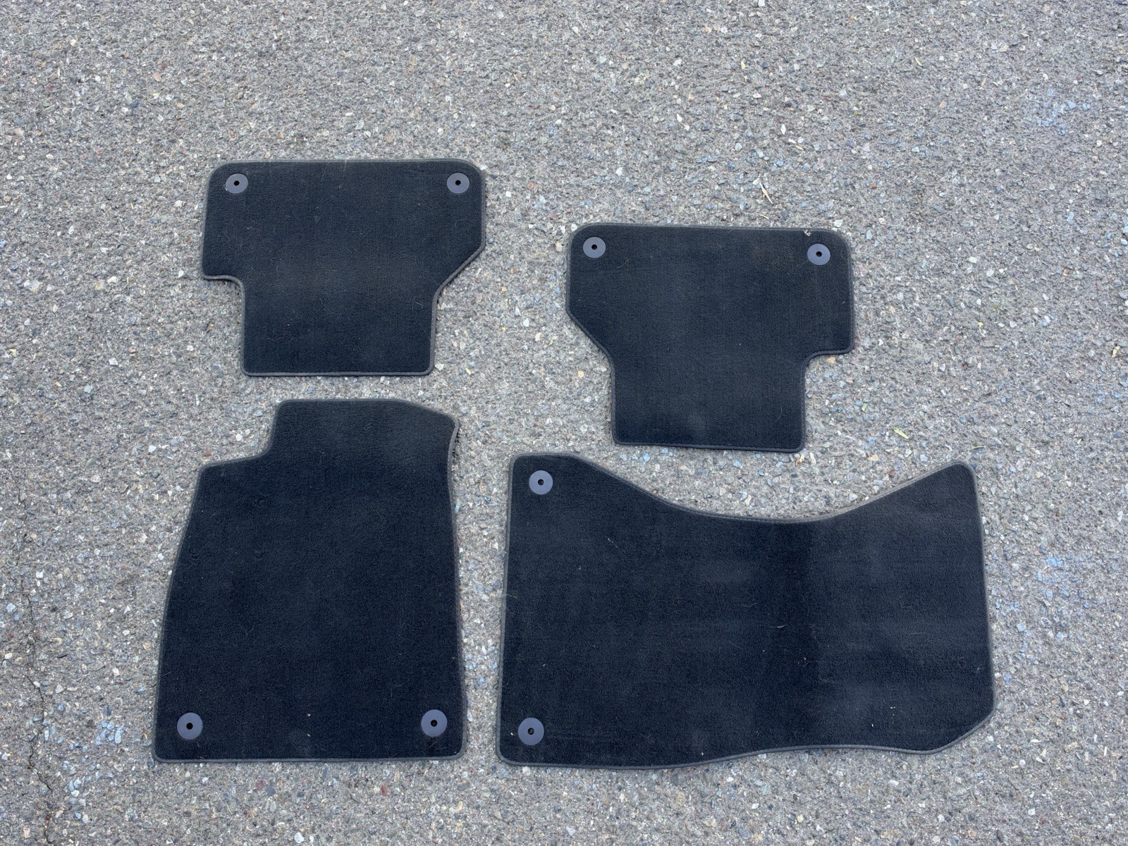 2019-2025 OEM Audi Q3 Floor mats two front and two rear, Never Used