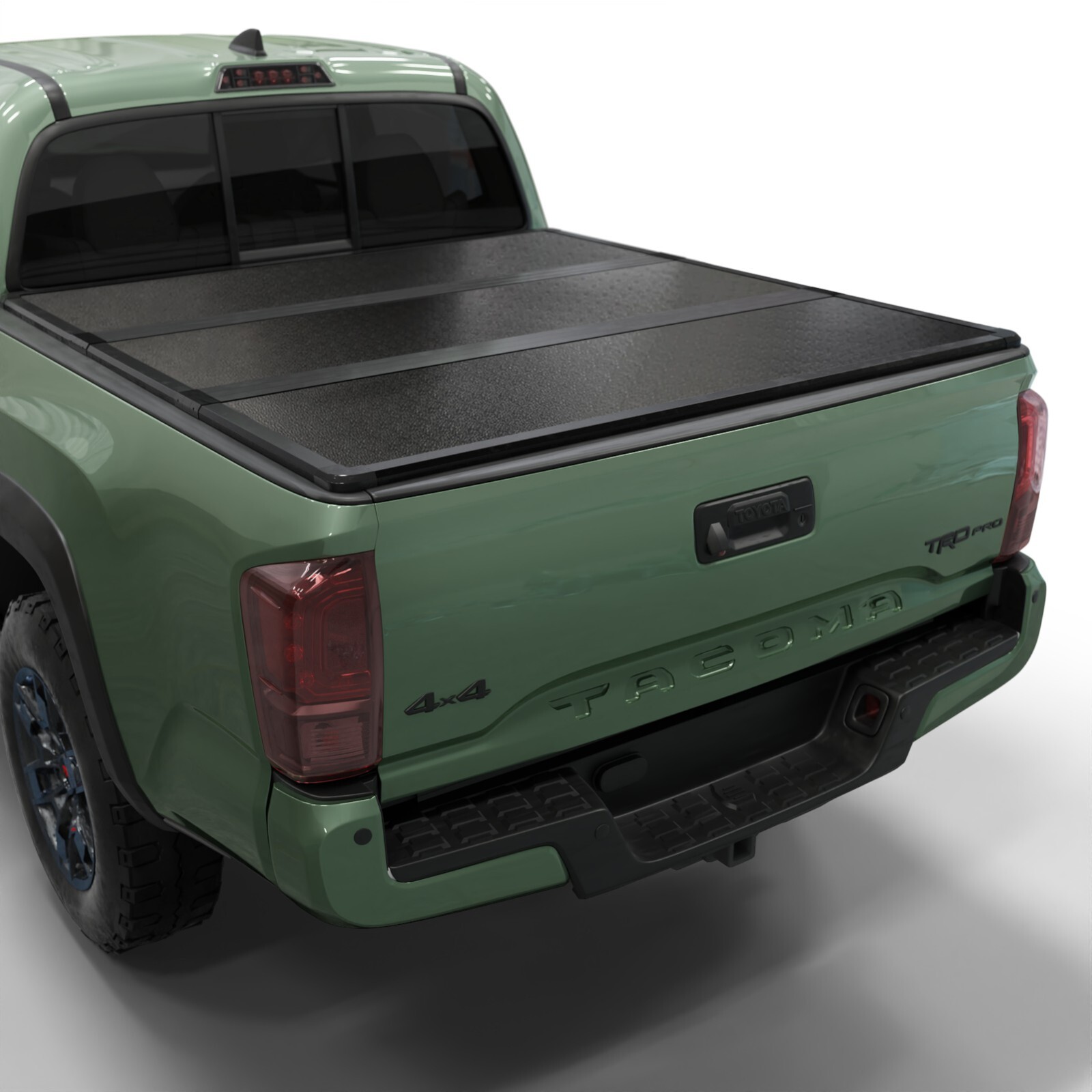Hard Folding Truck Bed Tonneau Cover |HTF022|Fits 16-26 Toyota Tacoma 6' 2