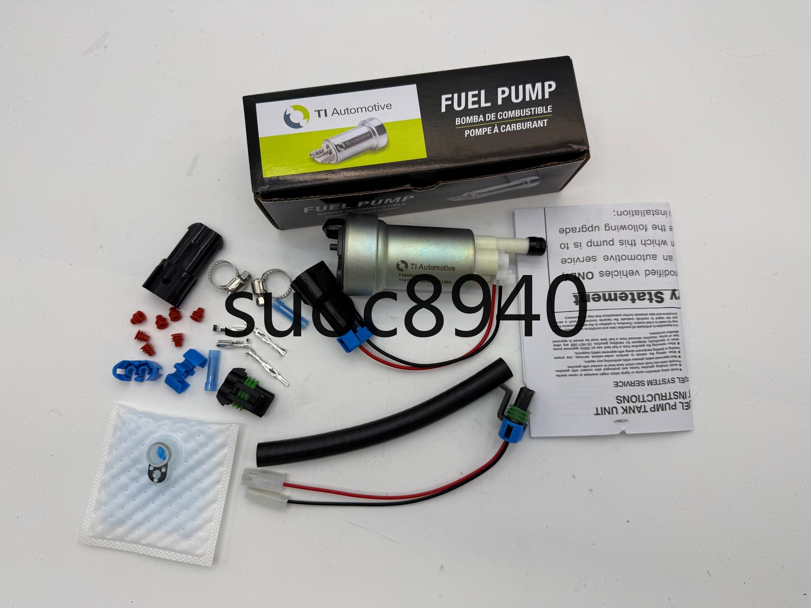 New Genuine TI Walbro 525 525lph Hellcat fuel pump F90000285 installation kit New Genuine TI Walbro 525 525lph Hellcat fuel pump F90000285 installation kit