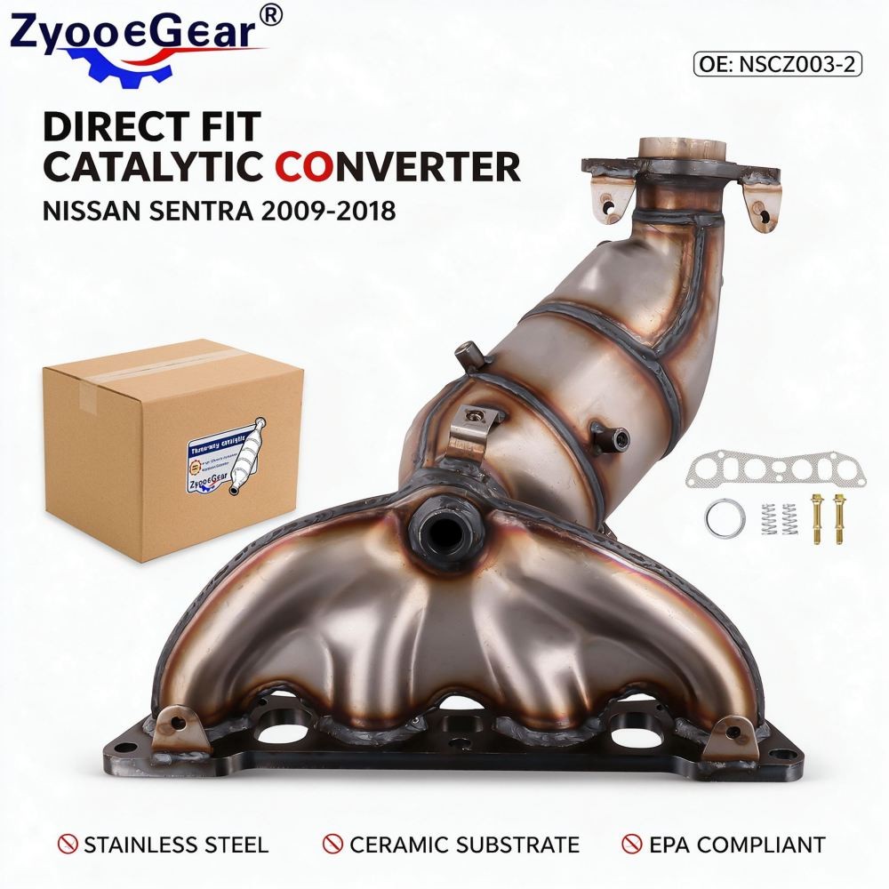 New Front Manifold CAT Converter for 2009-2018 Nissan Sentra 1.8 / 2.0L