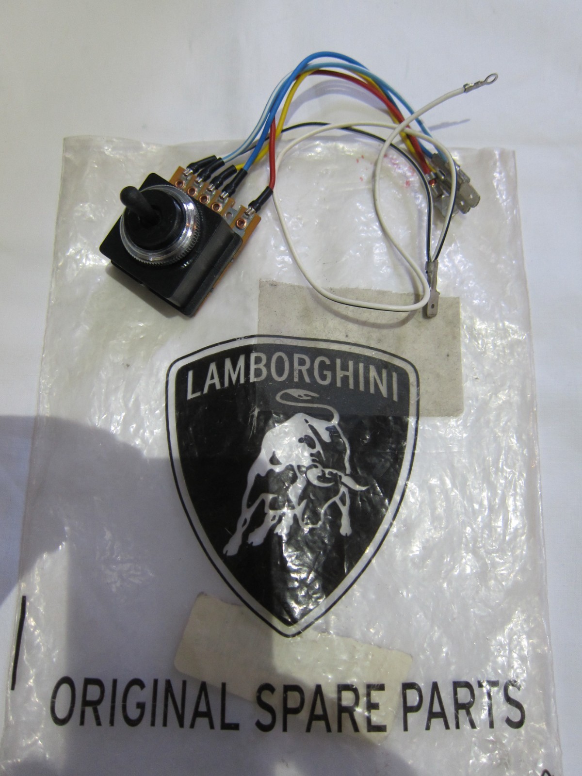 Lamborghini Countach 25th anniversary mirror switch for Vitaloni mirrors NOS
