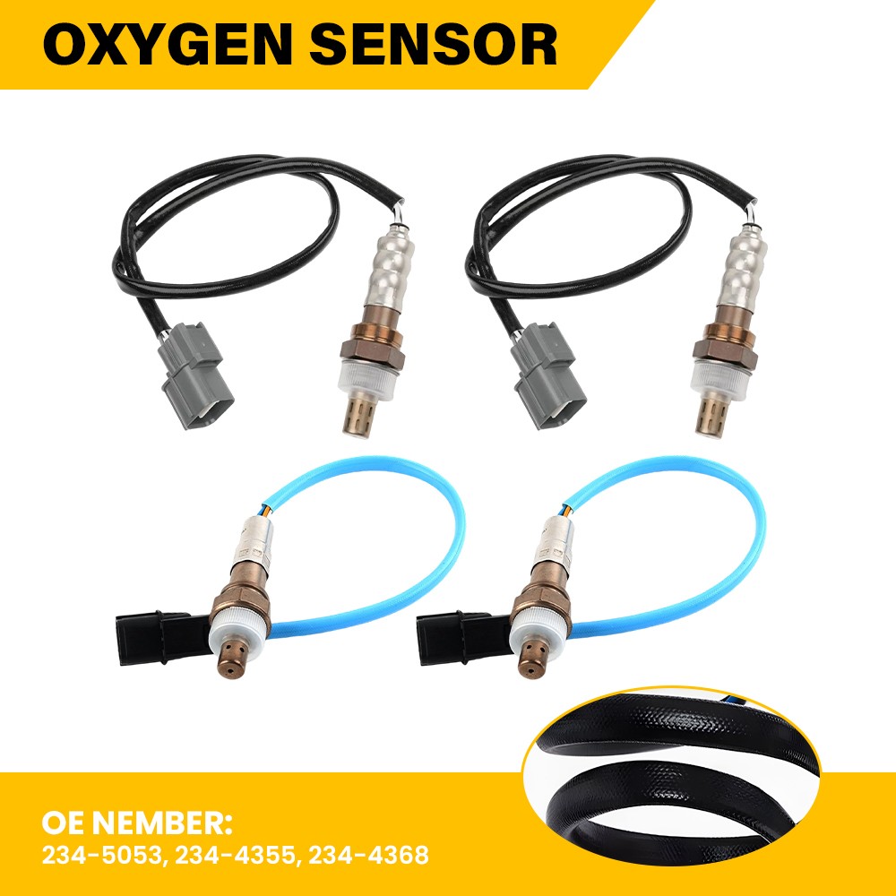 4X Oxygen Sensors For 2007 2008 2009 2010 Honda Odyssey 3.5L Upper+Lower EPY
