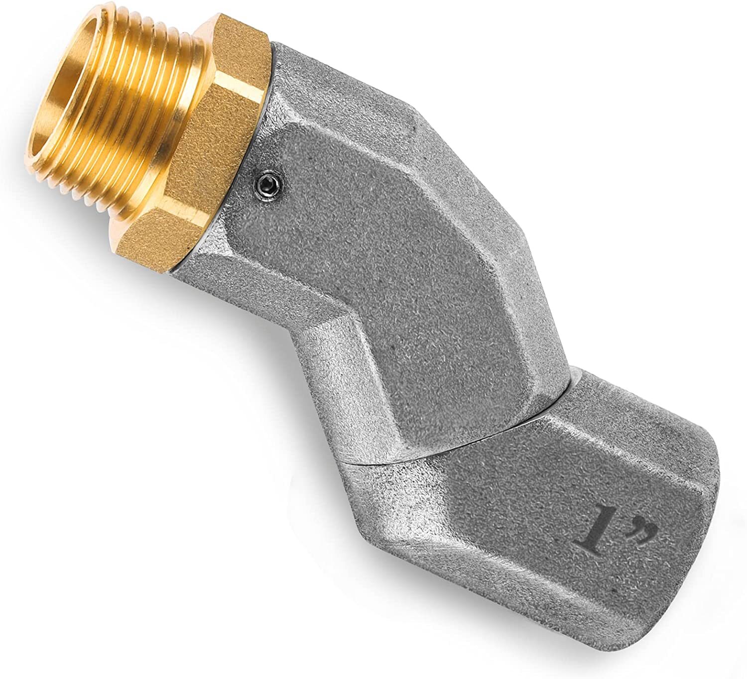 3/4 Inch Fuel Hose Swivel 360 Rotating Connector for Fuel Transfer Pump Nozzle