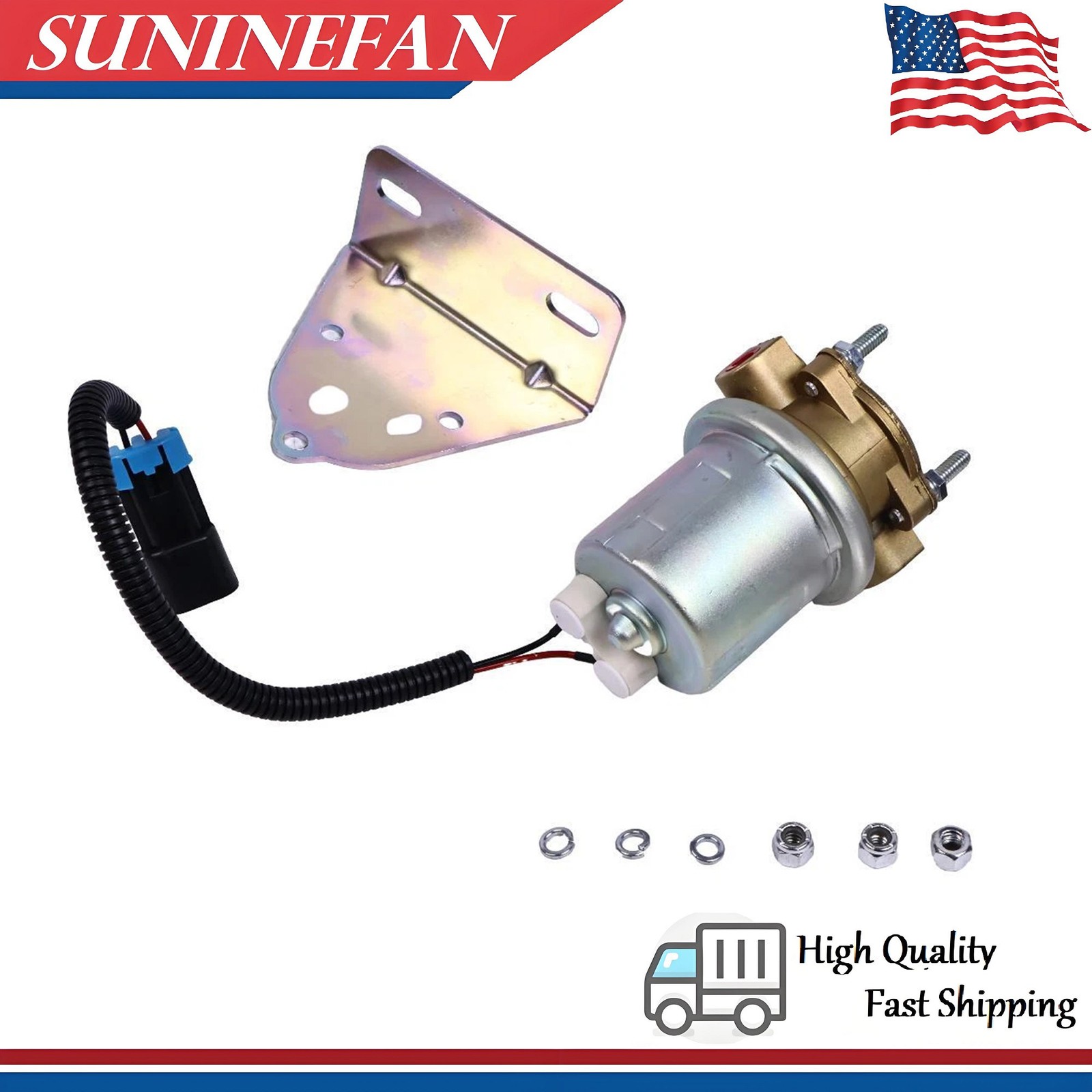 New 87756610 Fuel Pump P76915 Fits Case Combine 6088 5088 7088 Engine 6TAA-8304