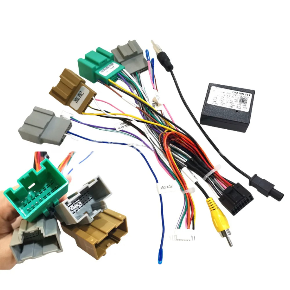 Android  Canbus box Adaptor Decoder For Chevrolet Cruze 2017 16 Pin Power Cable