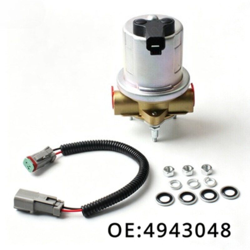 1 Pc Electric Fuel Transfer Pump 4943048 4935730 4932707 For Cummins QSB 12v/