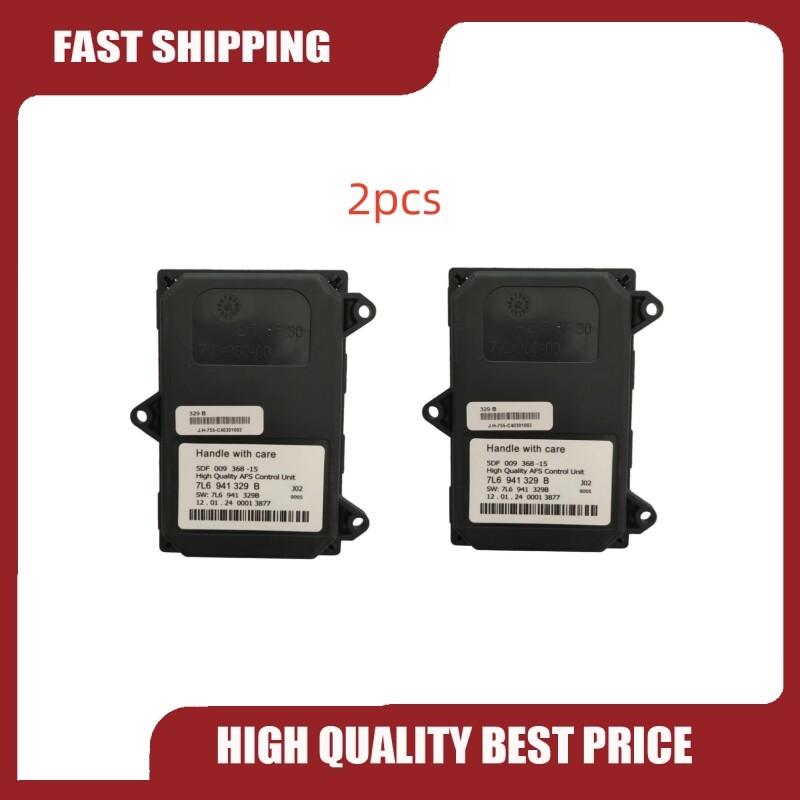 2pc 7L6941329B For Audi VW Xenon Headlight AFS Cornering Leveling Control Module