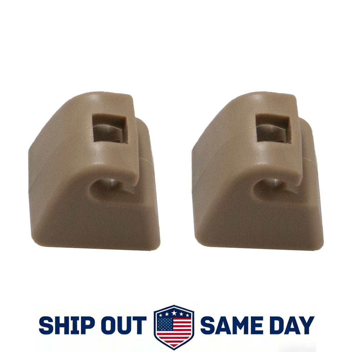 2x Sun Visor Support Clip Doeskin For Jaguar XJS XJ6 XJ12 1975-1994 HMD1084AAAEE 2x Sun Visor Support Clip Doeskin For Jaguar XJS XJ6 XJ12 1975-1994 HMD1084AAAEE