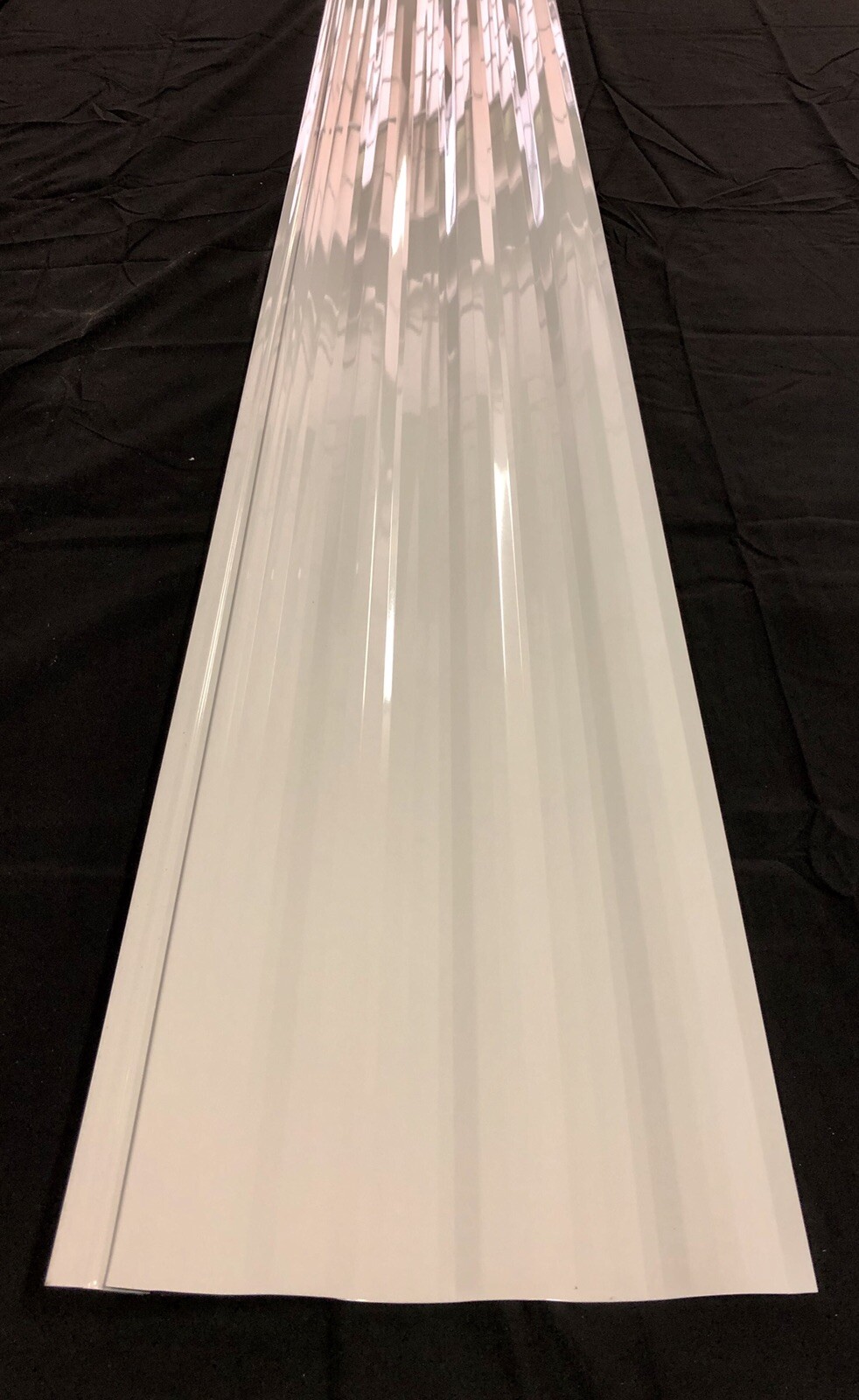 1 Teardrop Aluminum Tin Mesa Siding repair Polar White metal  10''x72''
