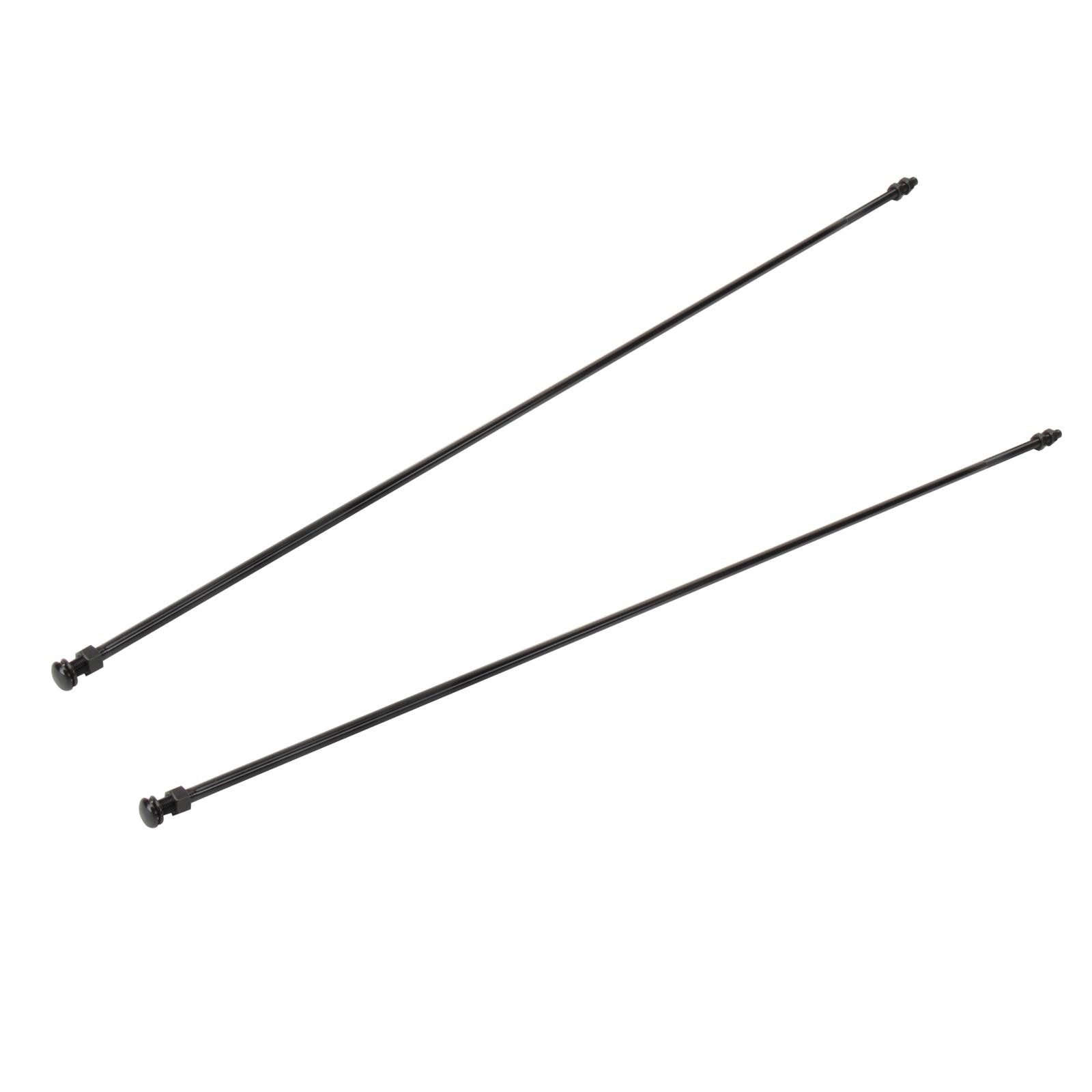 Black Radiator Support Rods, Fits Ford 1932-36