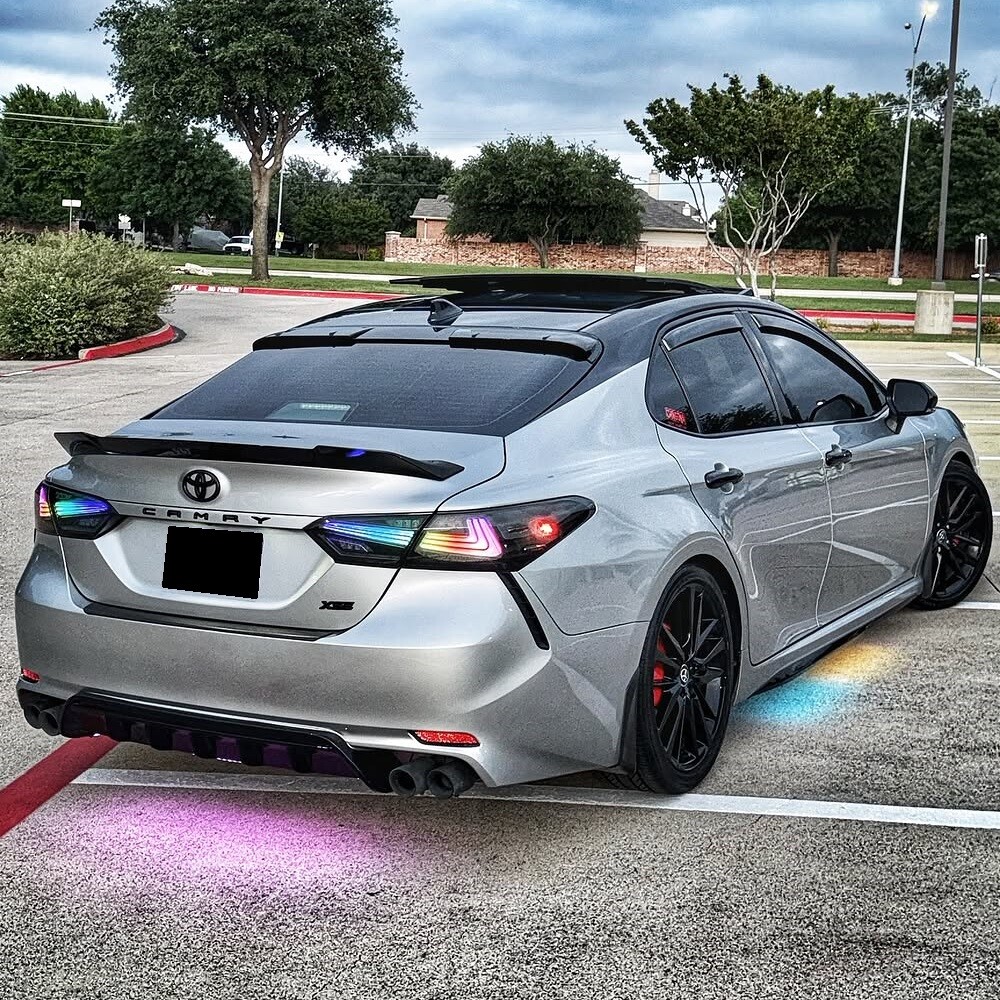 LED RGB Tail Light For Toyota Camry 2018-2024 Sequential Animation Rear Lamps