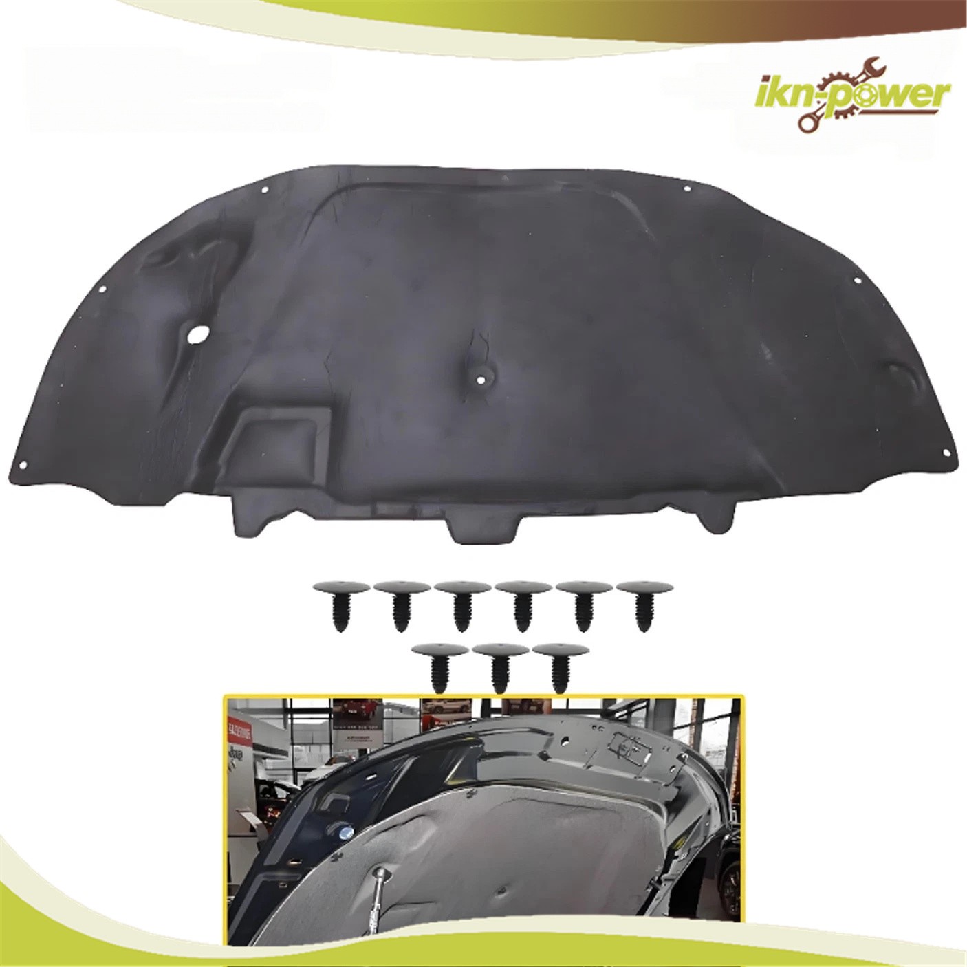 FOR Jeep Grand Cherokee 2014-2021 New Engine Cover Hood Insulation Pad Hea