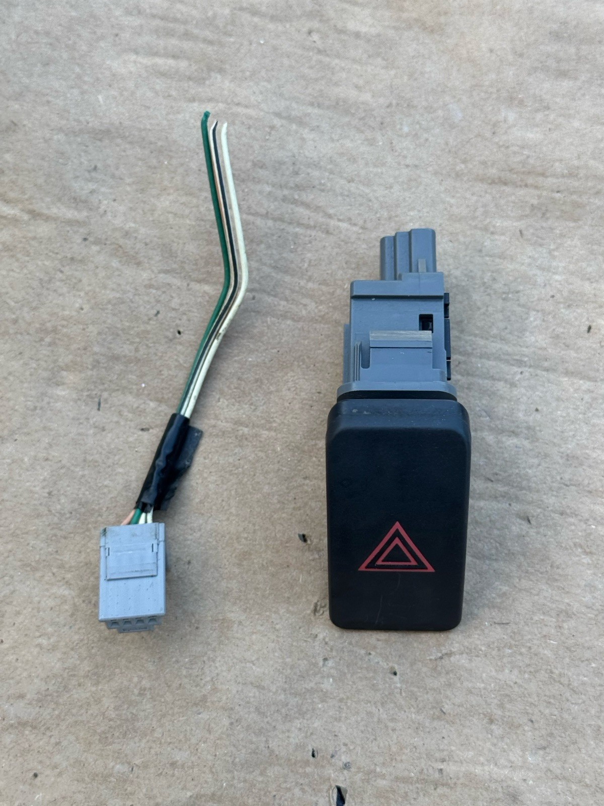 2009-2013 Toyota Corolla Hazard Warning Light Flasher Switch OEM W/ Connector 2009-2013 Toyota Corolla Hazard Warning Light Flasher Switch OEM W/ Connector