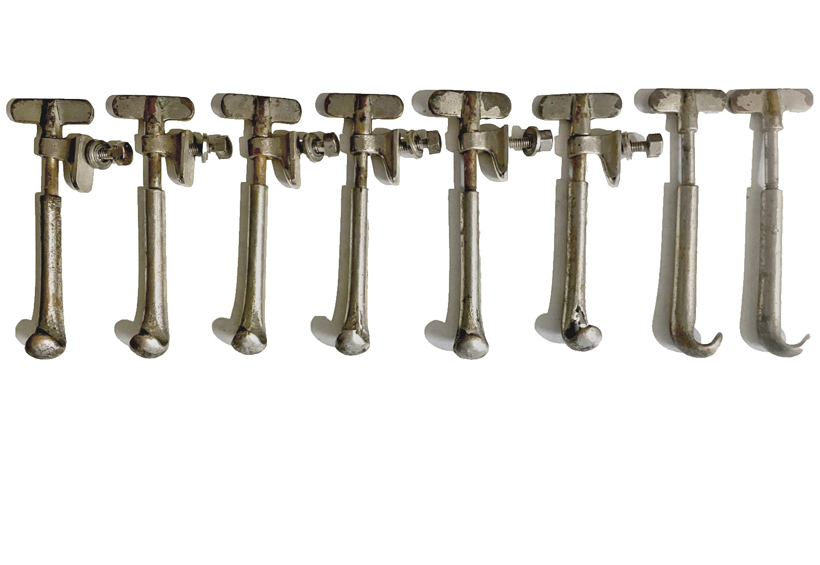 Vintage Roof Rack Gutter J-Hook Bolts Tower Legs Wagon Hardware Pre-1950s Early