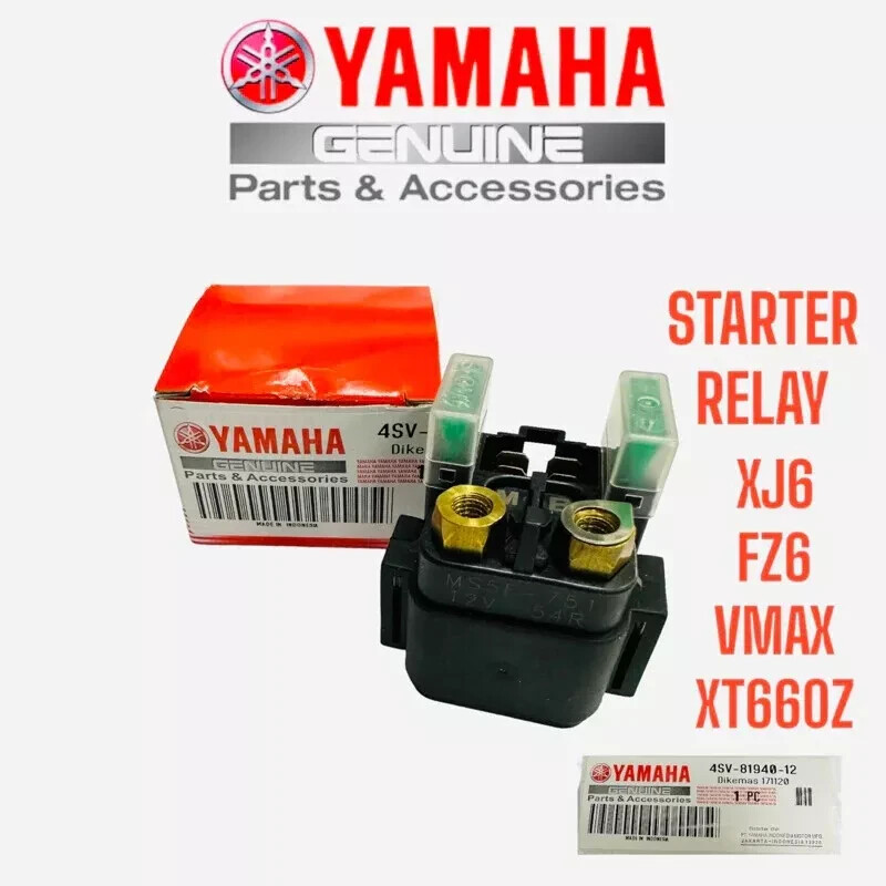 4SV-81940-12-00 NEW YAMAHA OEM STARTER RELAY SOLENOID YXR YFM VMX YZF FZ6R