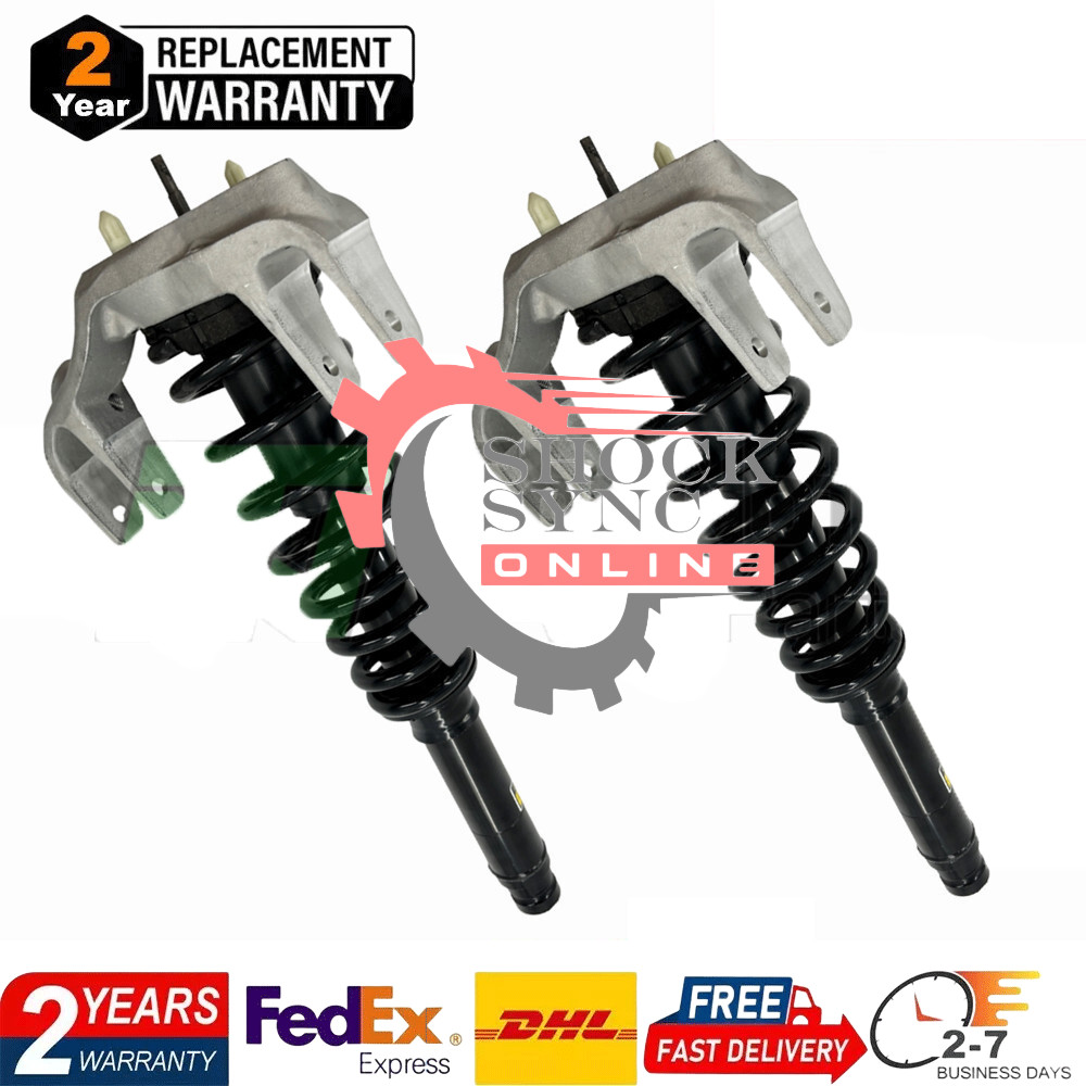 Pair Front Shock Absorber Struts Assembly Electronic For Cadillac SRX 2004-2009