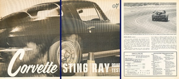 1964 Corvette Sting Ray Chevrolet Original Review Report Print Car Article K56 1964 Corvette Sting Ray Chevrolet Original Review Report Print Car Article K56