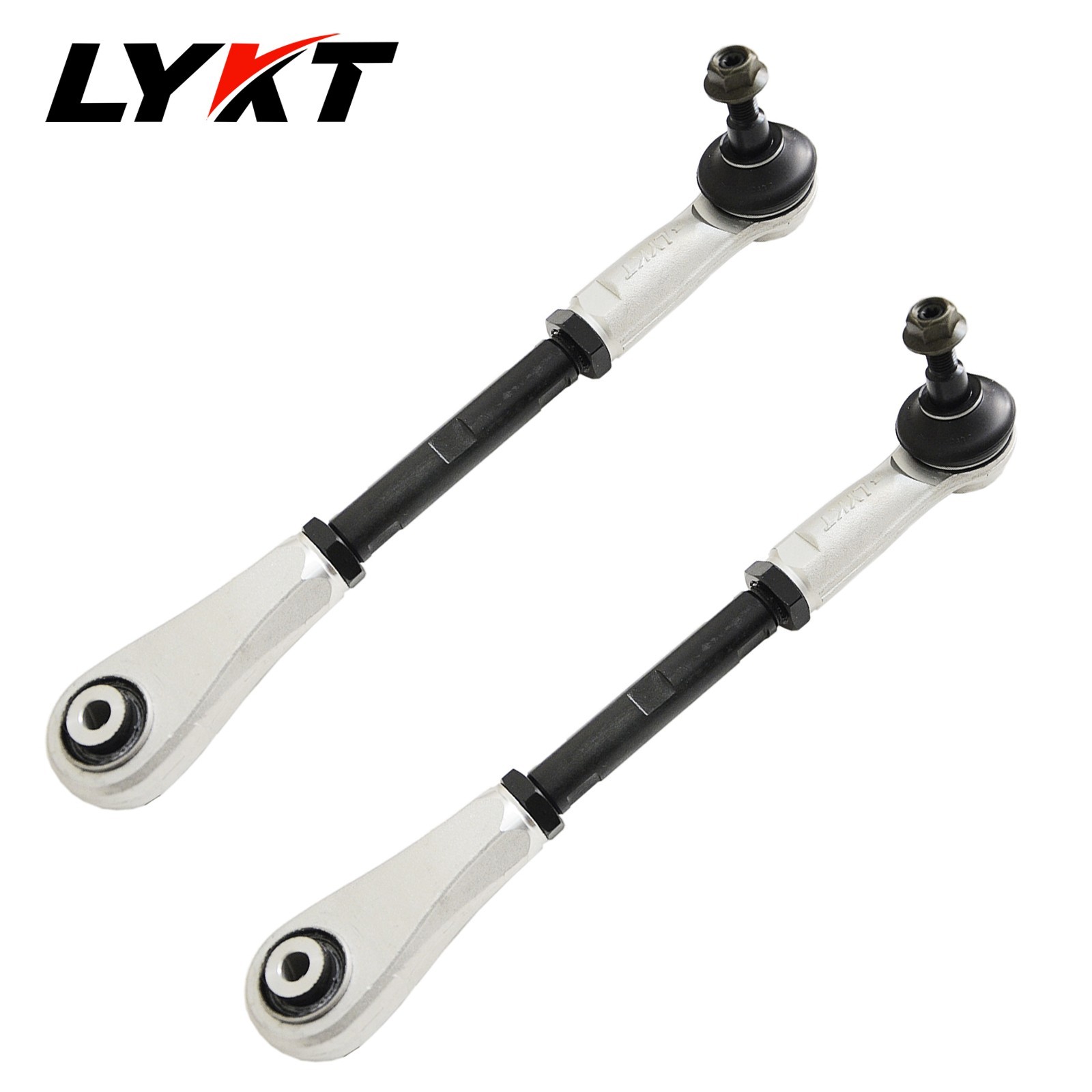 LYKT 2pcs Adjustable Arms Rear Toe Kit for Porsche 911、Cayman、Boxster 97-13