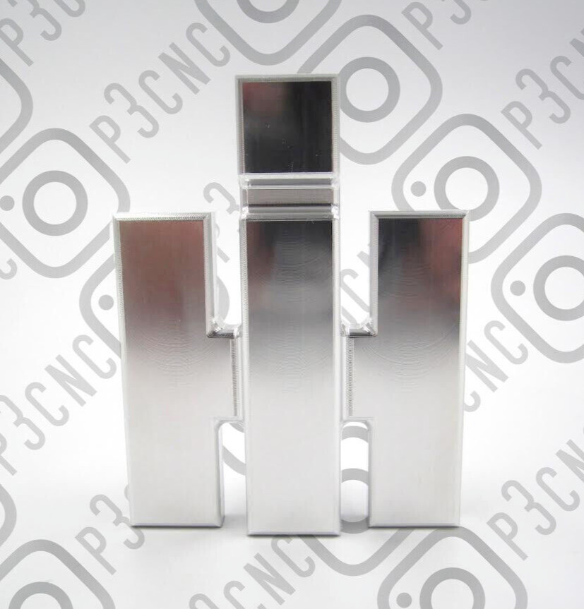 INTERNATIONAL HARVESTER SCOUT CNC BILLET MACHINED EMBLEM / IH BADGE INTERNATIONAL HARVESTER SCOUT CNC BILLET MACHINED EMBLEM / IH BADGE