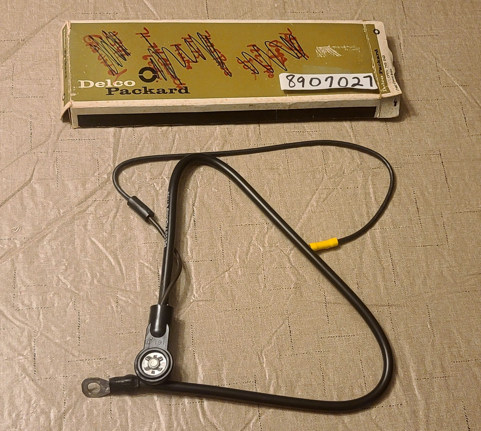 NOS Chevrolet Delco Packard 4SX-30 Battery Cable GM 8907027 [S98]