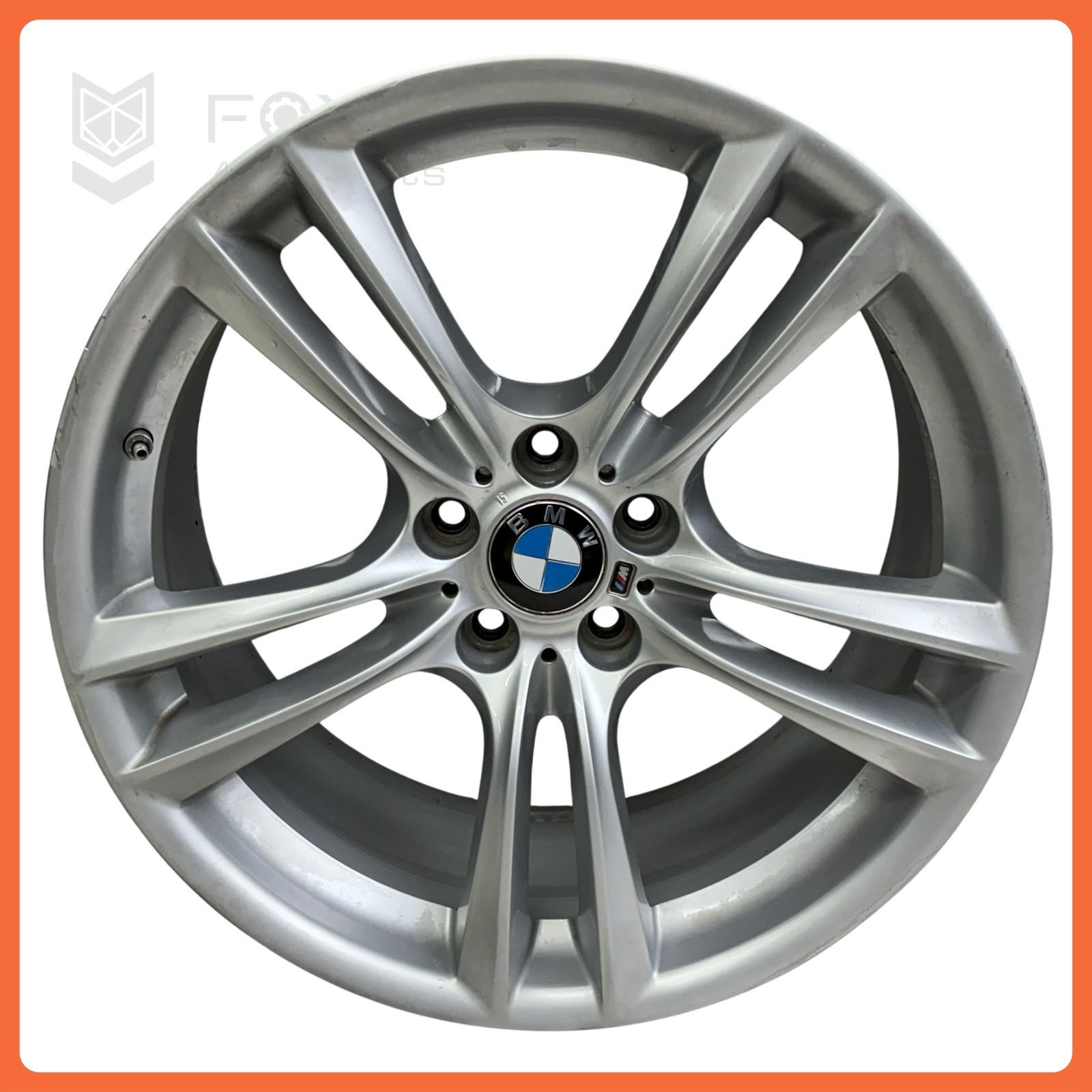 09-17 BMW 535i 550i 740i 750i 760i 20x10 Rear 303M OEM Wheel Rim CRACKED 7841824