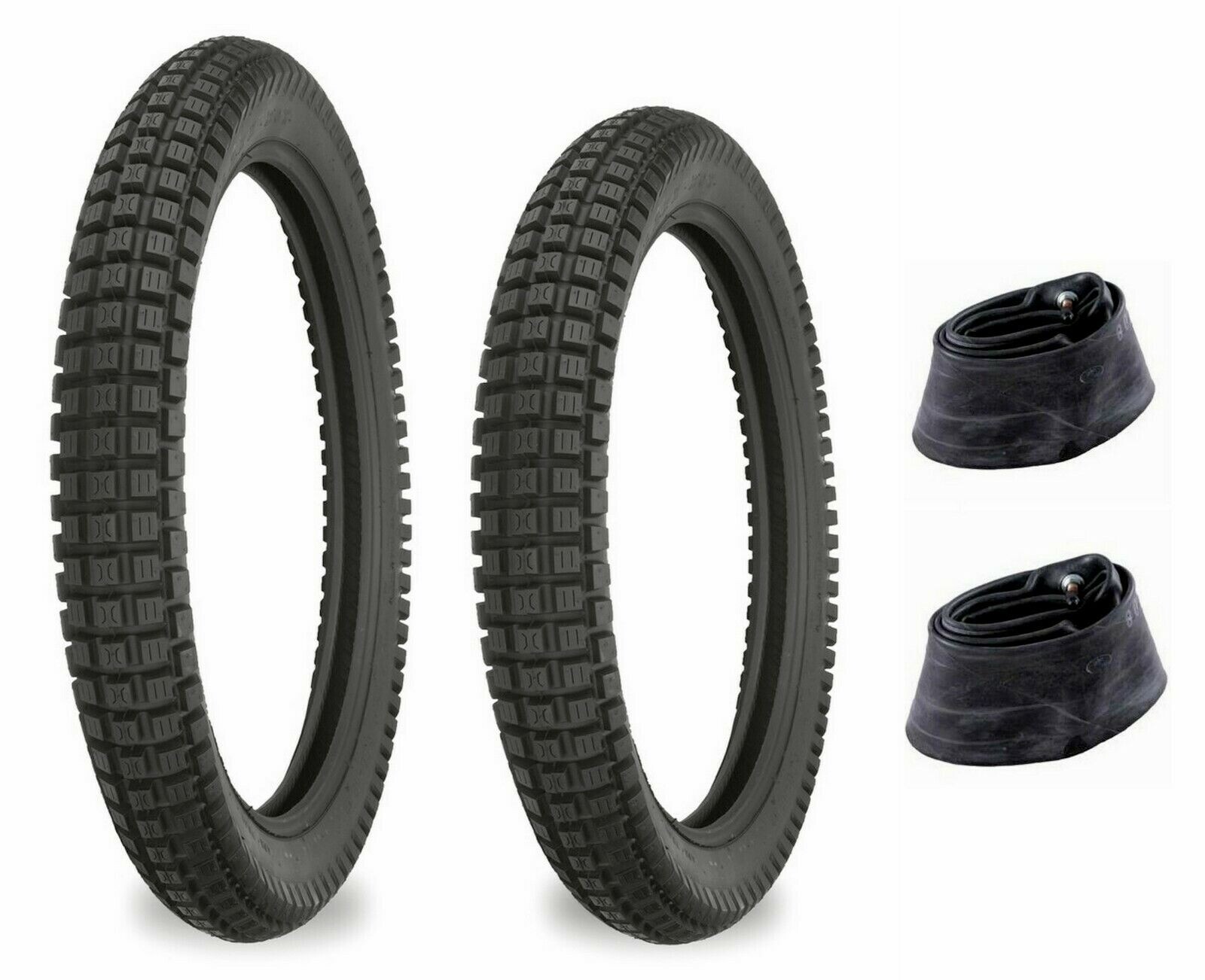 Shinko 2.75-21 & 3.50-18 SR241 Tires & Tubes 74-78 XL125/XL175,78-81 DT125/DT175