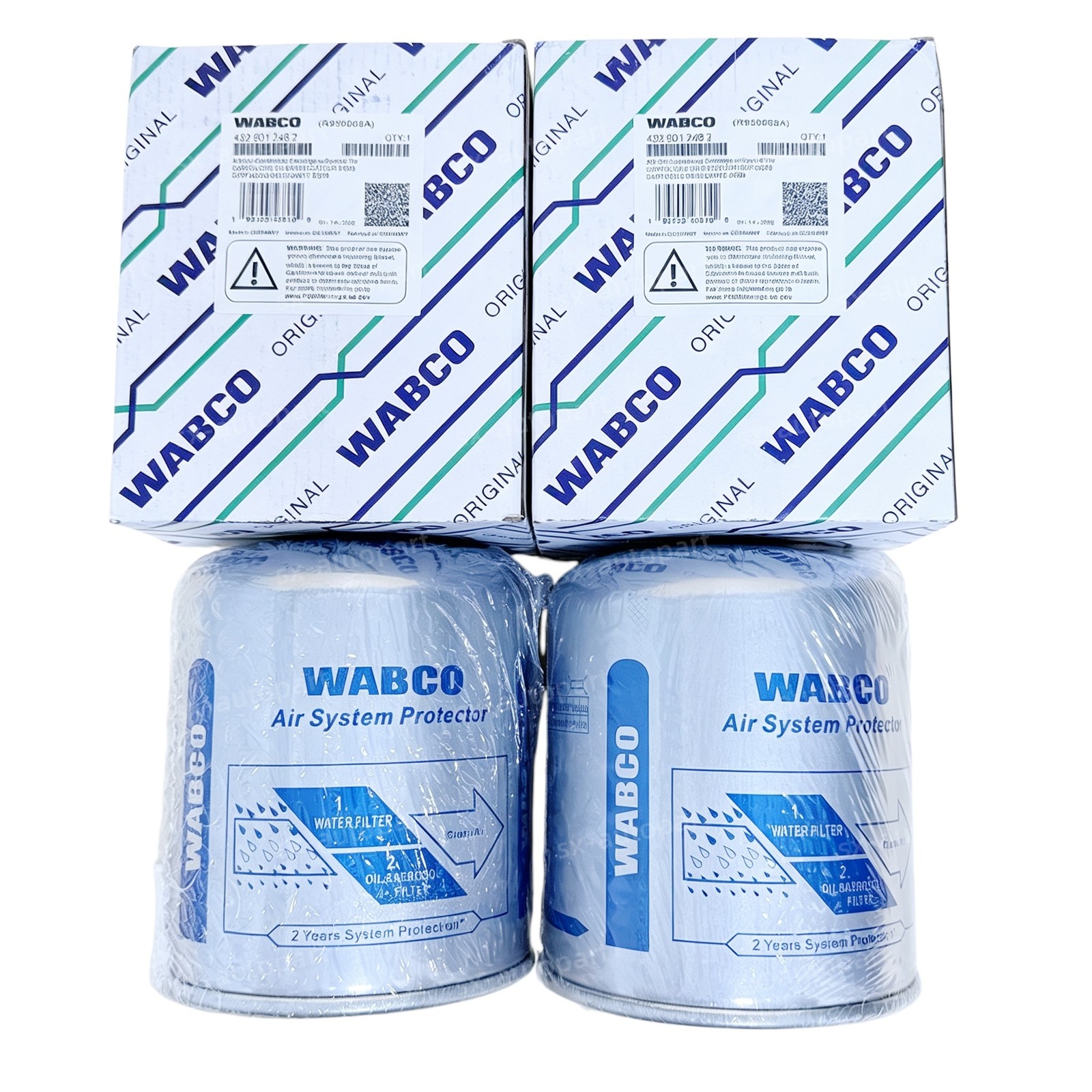2pc WABCO Genuine Air Dryer Cartridge R950068A 4329012482 R950068A 432 901 248 2