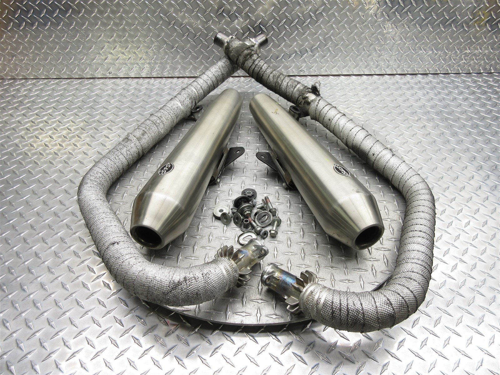 2020 19-23 Royal Enfield Interceptor 650 S&S Exhaust Muffler Header Manifold Lot