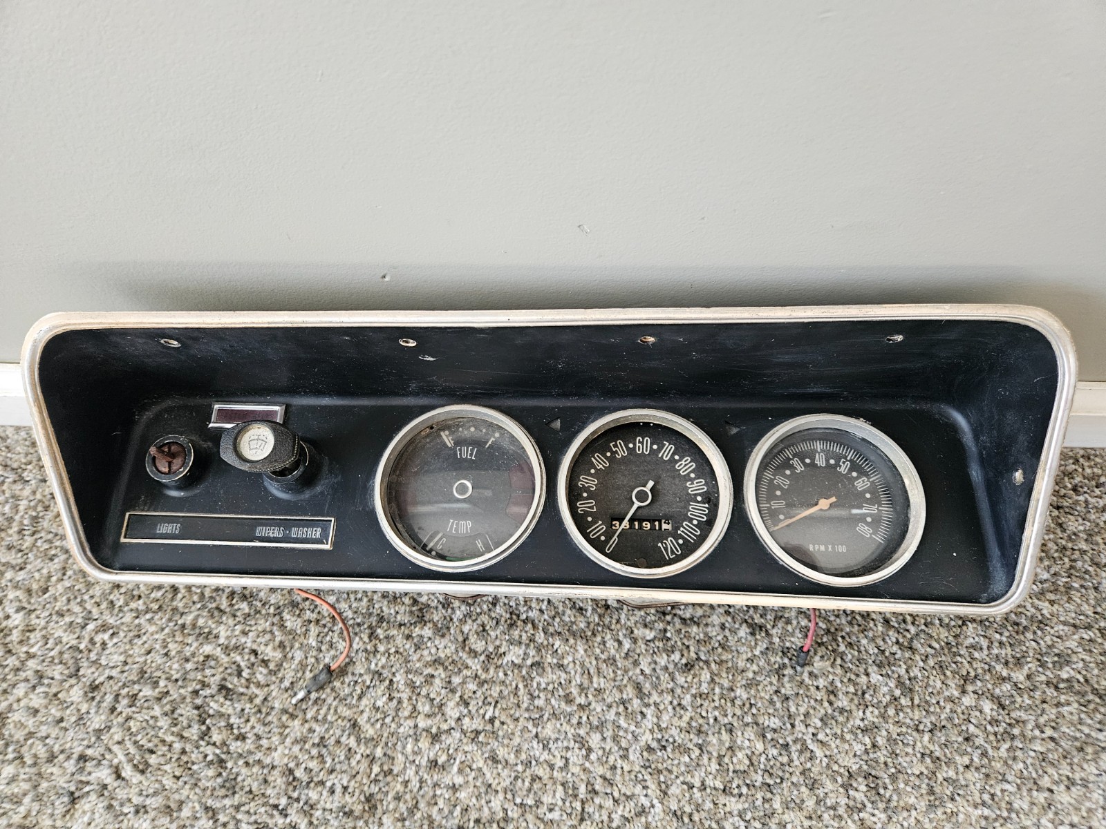 RARE AMC HORNET SC/360 Speedometer Tach Tachometer Instrument Gauge Cluster RARE AMC HORNET SC/360 Speedometer Tach Tachometer Instrument Gauge Cluster