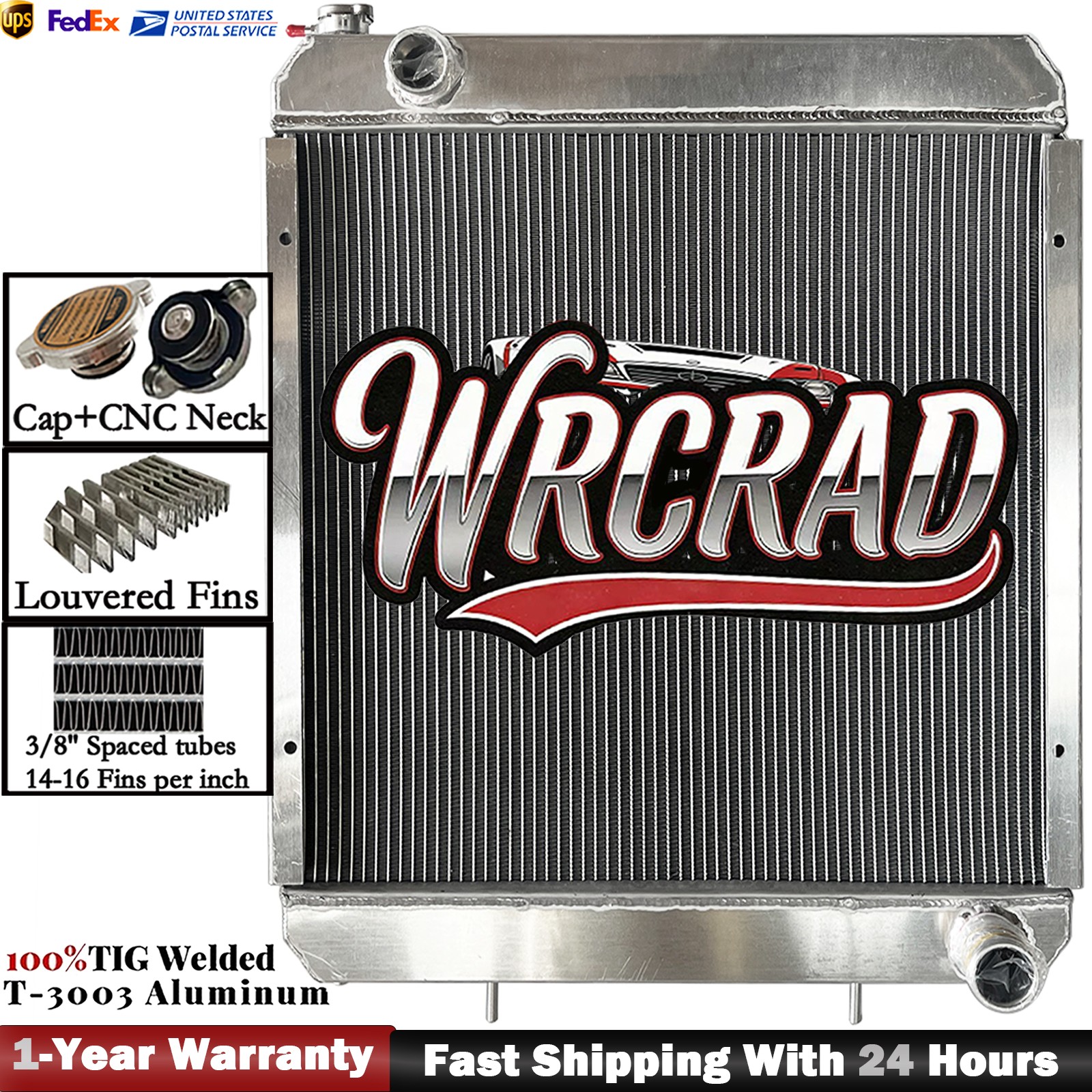 Full  Aluminum Radiator For JLG Boom Scissor Telehandler 0160020608 JLGG943A NEW