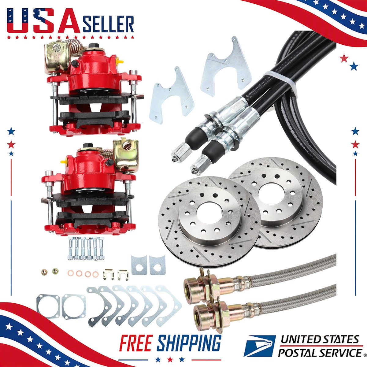 Disc Brake Conversion Kit Fits 10/12 Bolt for Complete Disc Brake Conversion Kit Disc Brake Conversion Kit Fits 10/12 Bolt for Complete Disc Brake Conversion Kit