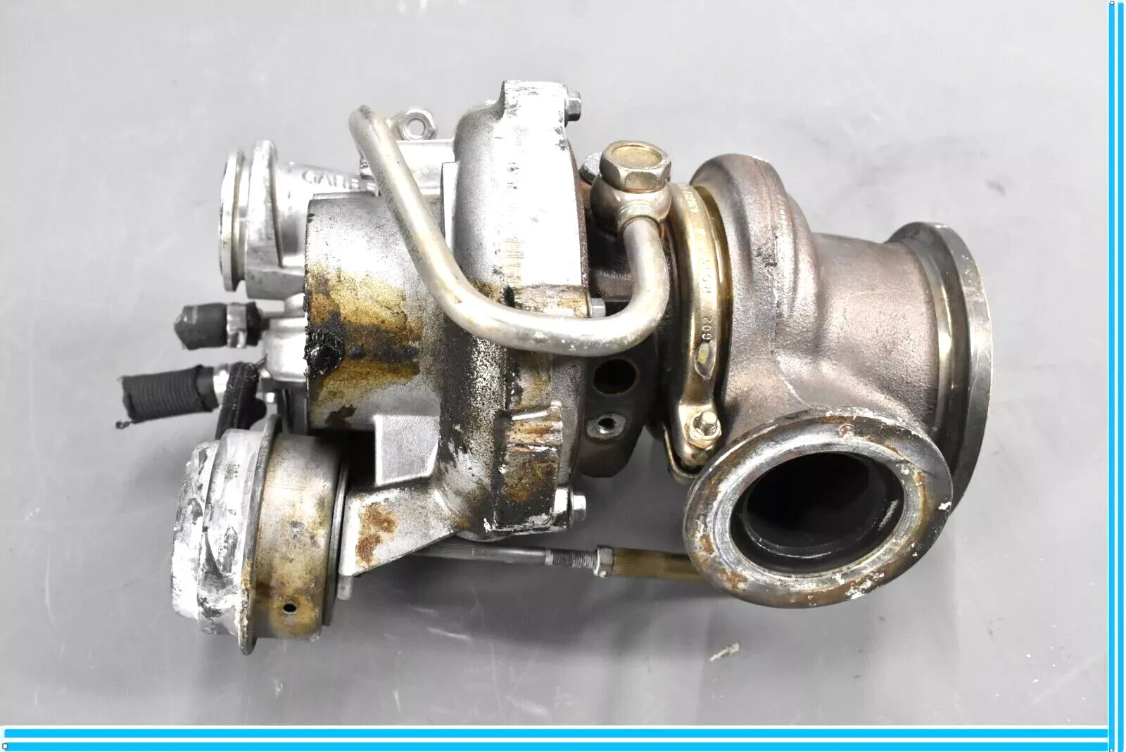 08-17 BMW F01 F10 E70 5 6 7 650i 750i Engine Right Side Turbocharger Garrett OEM