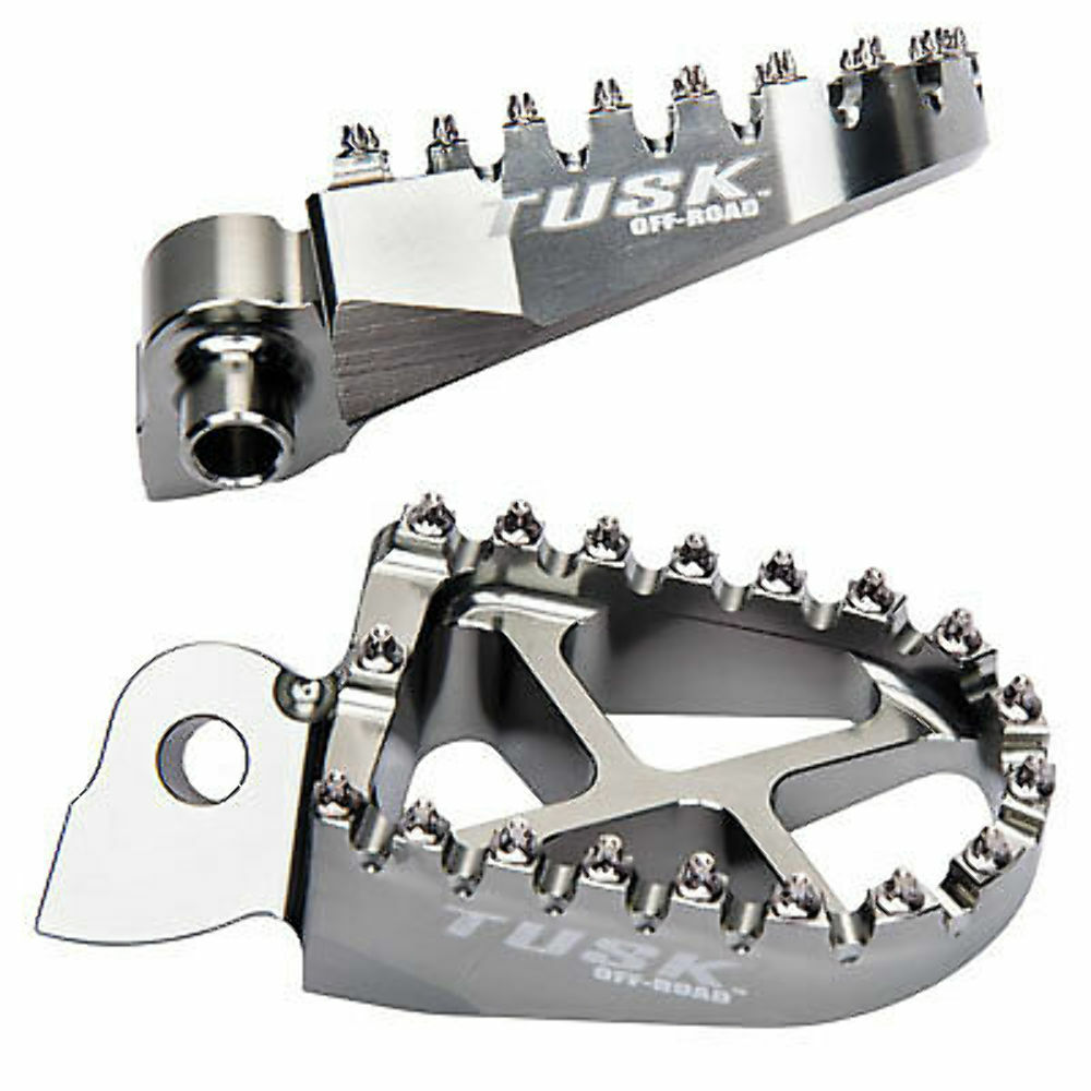 Tusk Billet Aluminum Race Foot Pegs:KAWASAKI KX250F/450F 2006–2023-Motocross