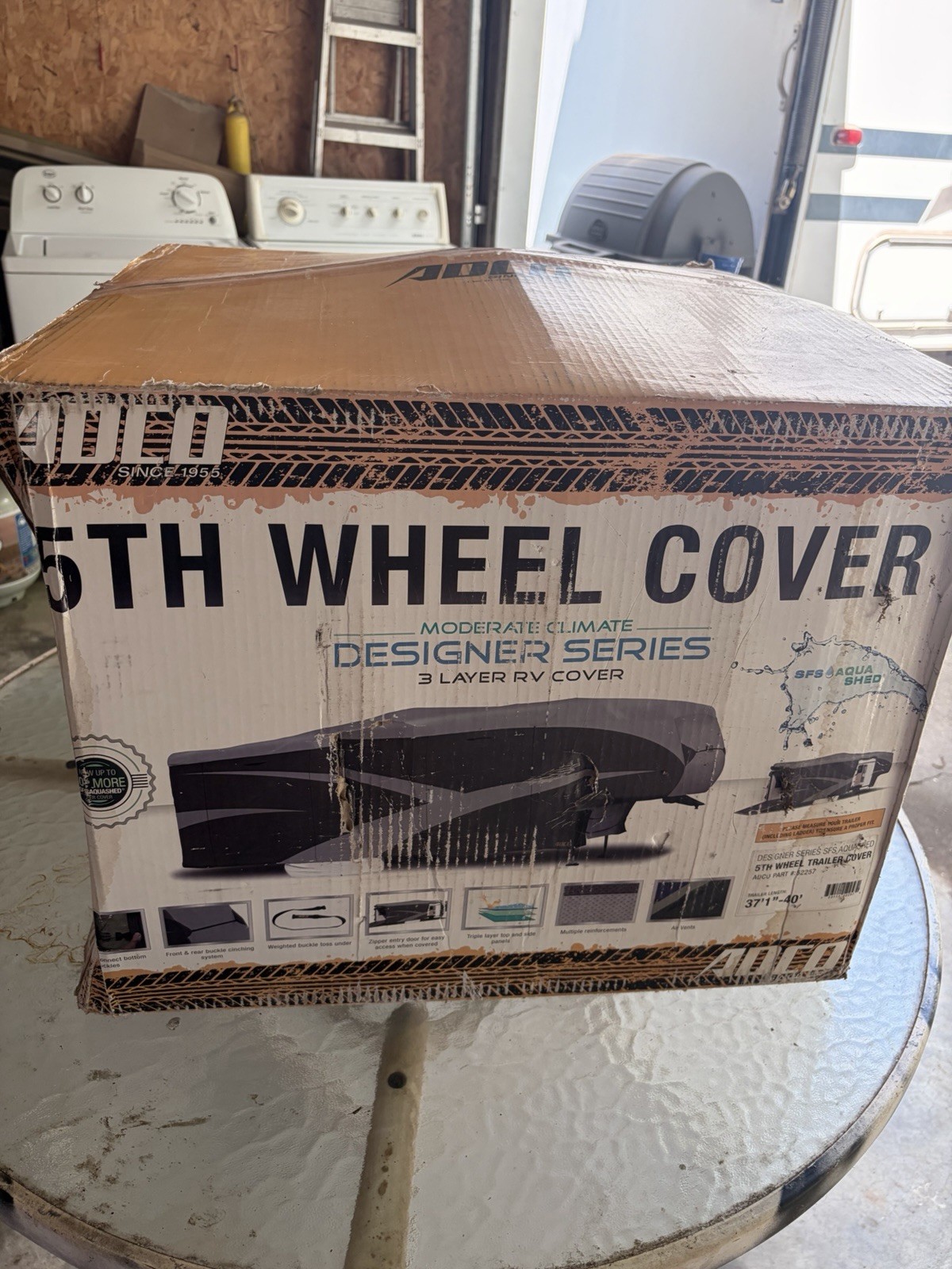 ADCO 52257 Designer Series SFS Aquashed 5th Wheel Cover - 37\' 1\
