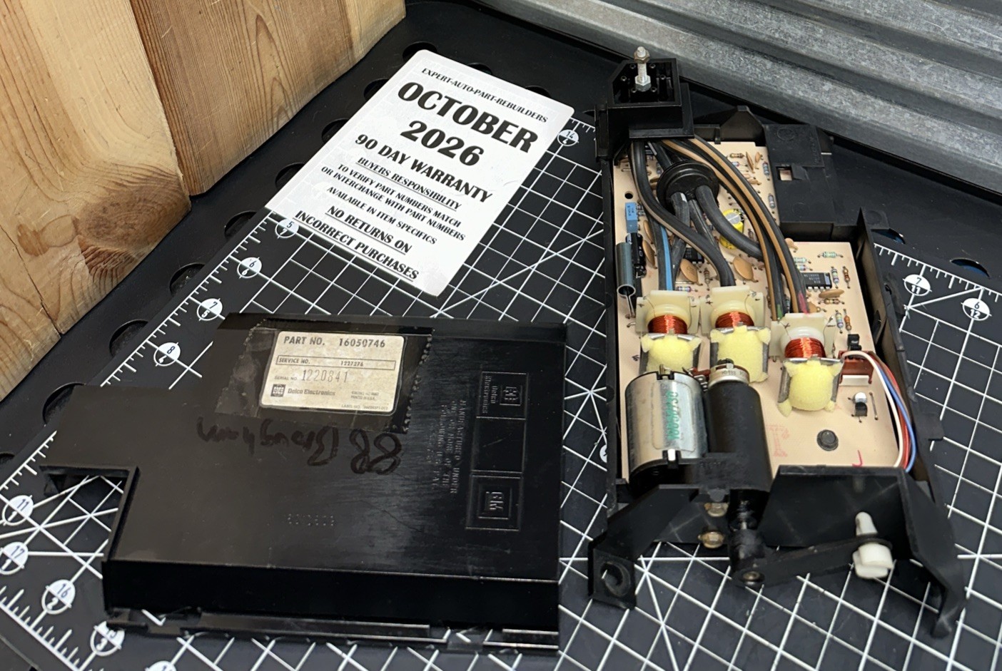 REBUILT 1988 CADILLAC BROUGHAM HVAC CONTROLLER OEM PN# 16050746 REMANUFACTURED REBUILT 1988 CADILLAC BROUGHAM HVAC CONTROLLER OEM PN# 16050746 REMANUFACTURED