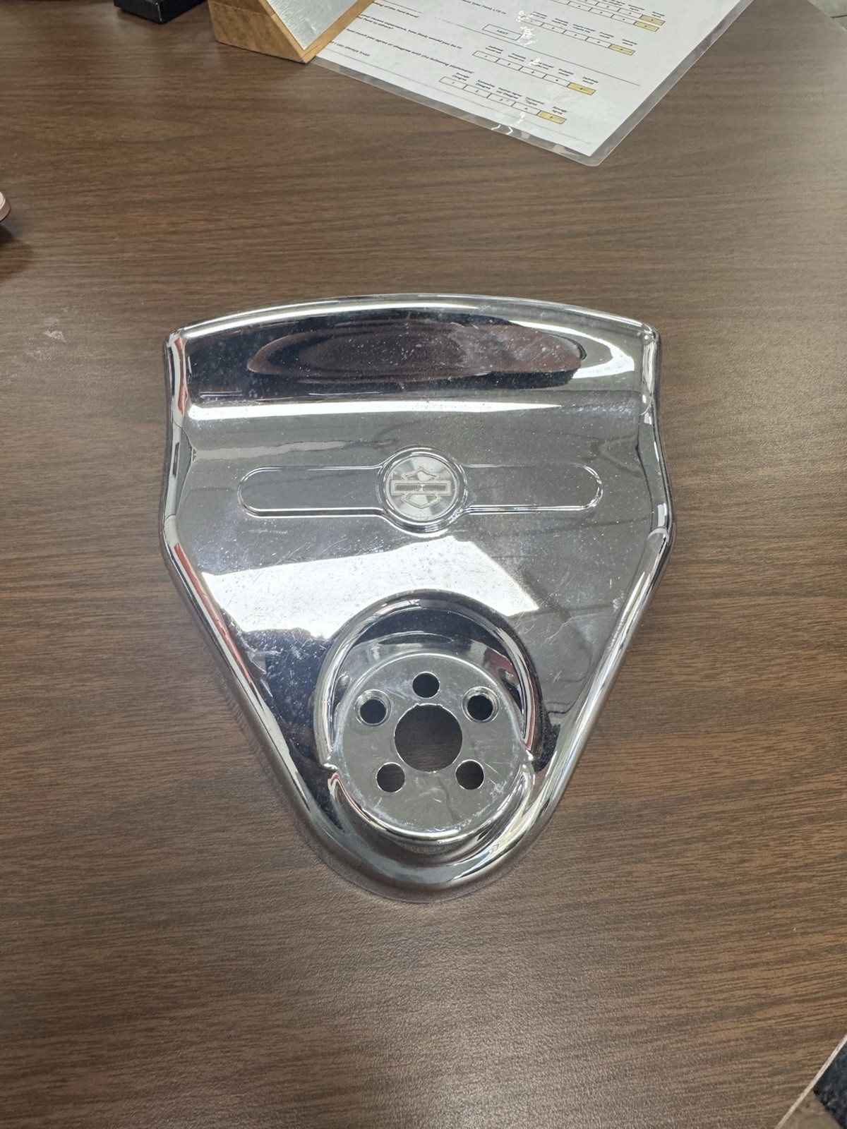1999 - 2006 Harley Road King Ignition Cover Panel Chrome 1999 - 2006 Harley Road King Ignition Cover Panel Chrome