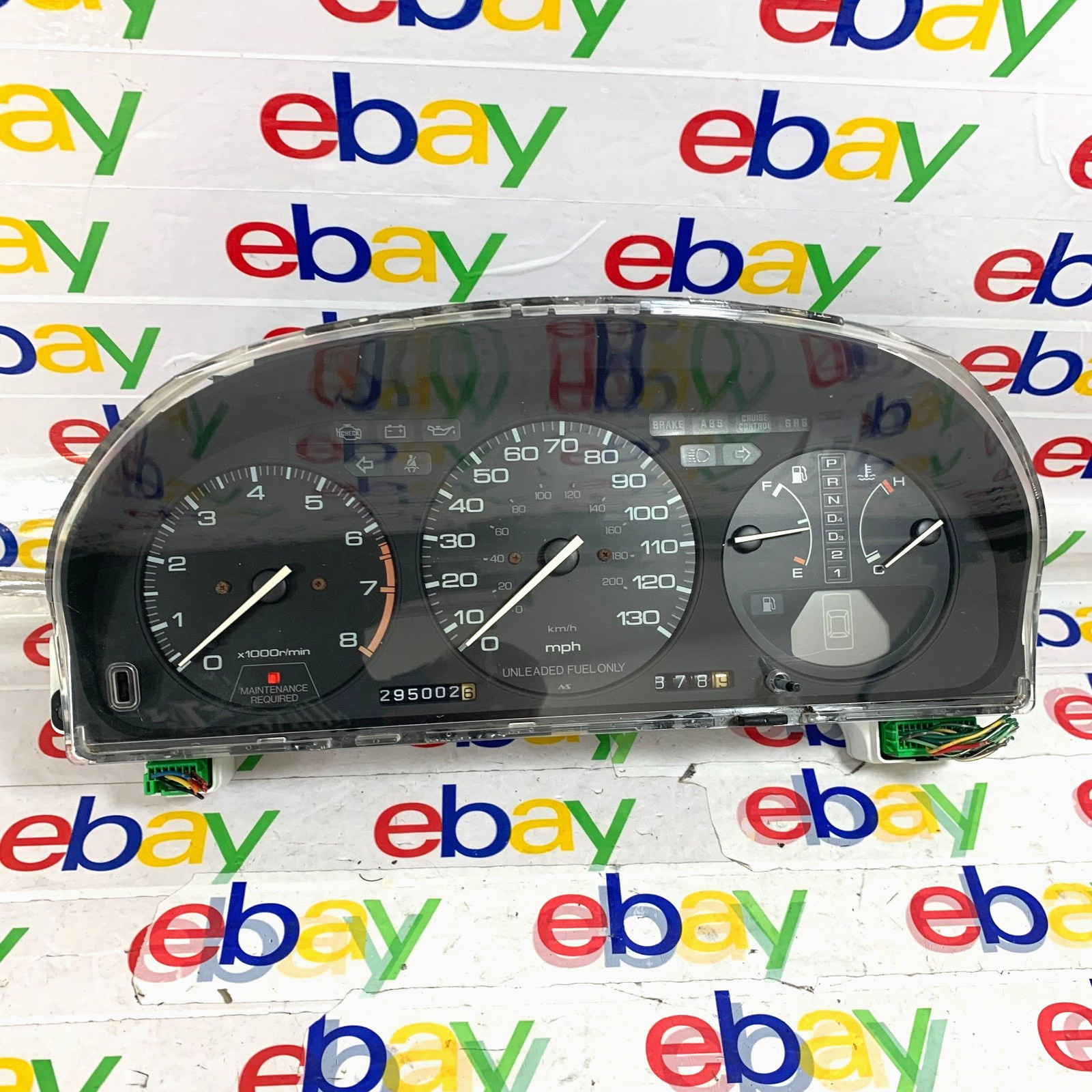 1990 - 1993 Honda Accord Speedometer Instrument Gauge Cluster OEM 10635 1990 - 1993 Honda Accord Speedometer Instrument Gauge Cluster OEM 10635
