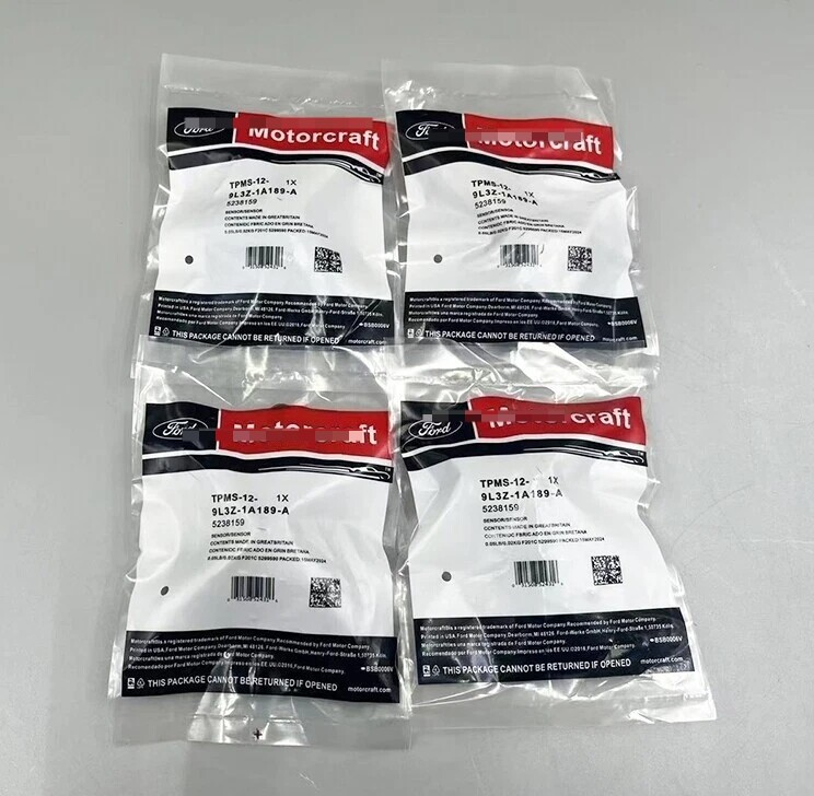 4Pcs New TPMS-12 Tire Pressure Sensor 9L3Z-1A189-A 315MHz Replacement Part