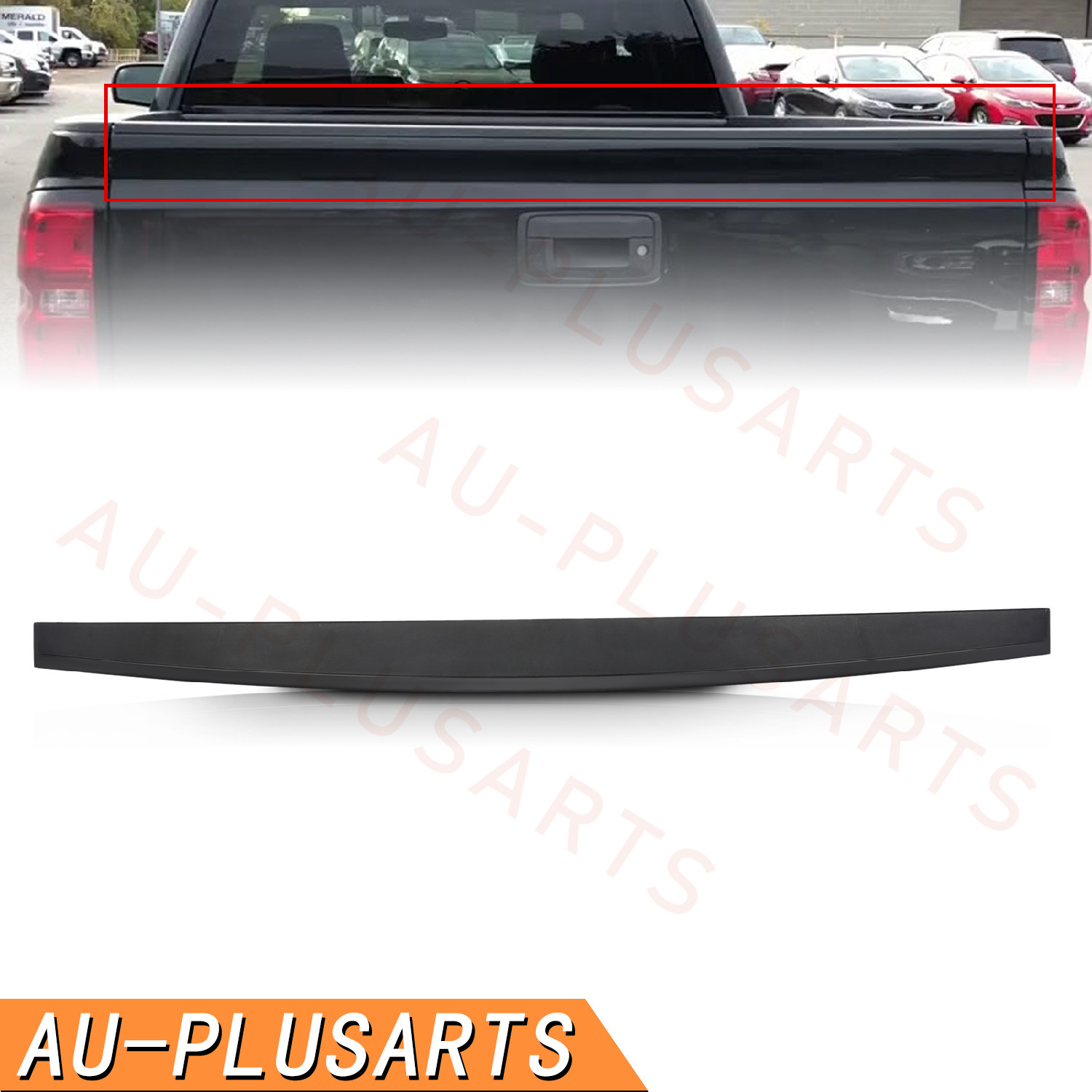 Upper Tailgate Molding Cap Protector Fit For 2014-2019 Chevy Silverado Sierra Upper Tailgate Molding Cap Protector Fit For 2014-2019 Chevy Silverado Sierra