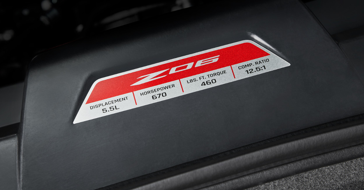 2025-2027 Chevrolet Corvette Engine Specification Plaque Z06 Models GM 87818062 2025-2027 Chevrolet Corvette Engine Specification Plaque Z06 Models GM 87818062