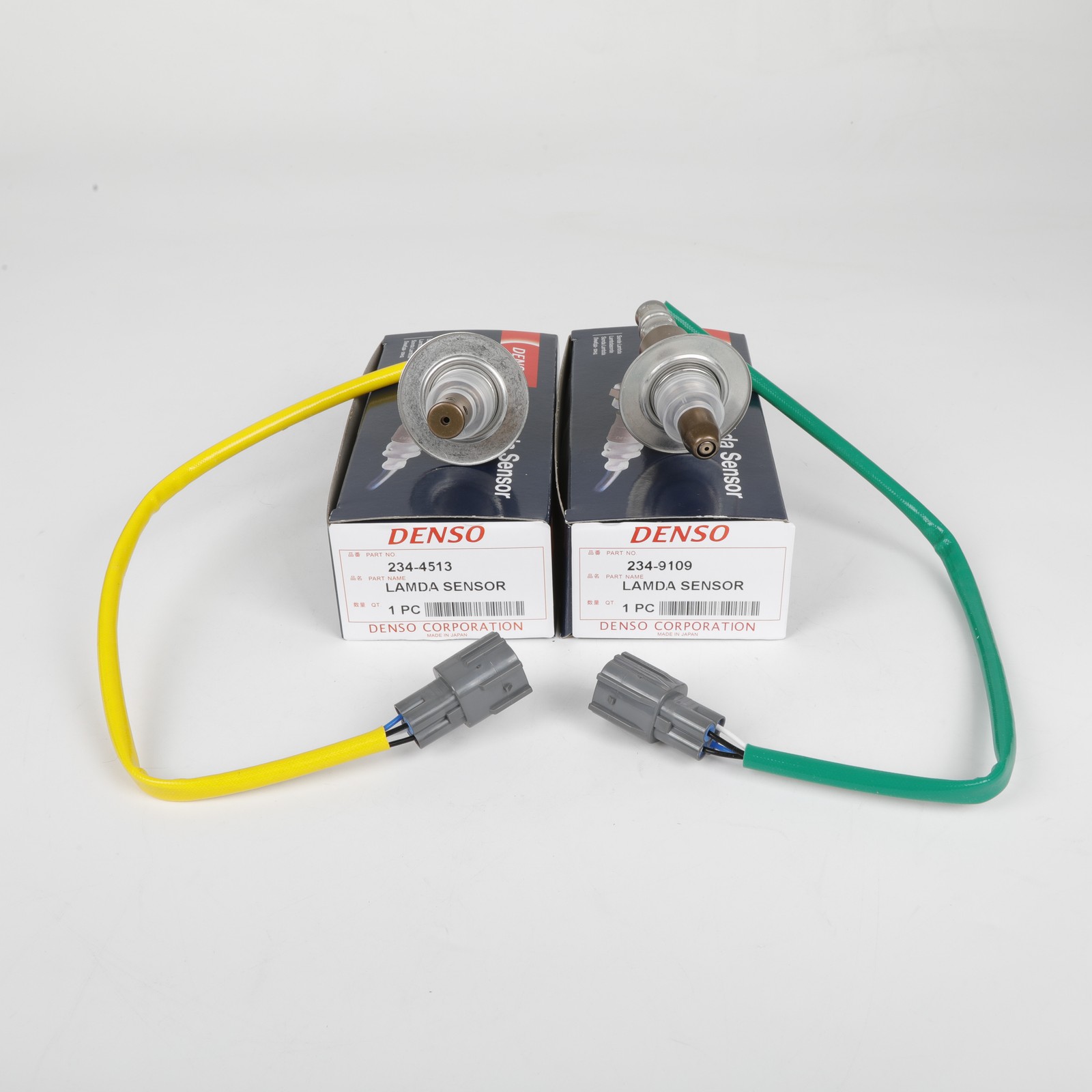 2PCS DENSO For Subaru Forester Impreza 2.0L 2.5L H4 Up+Down Oxygen O2 Sensor
