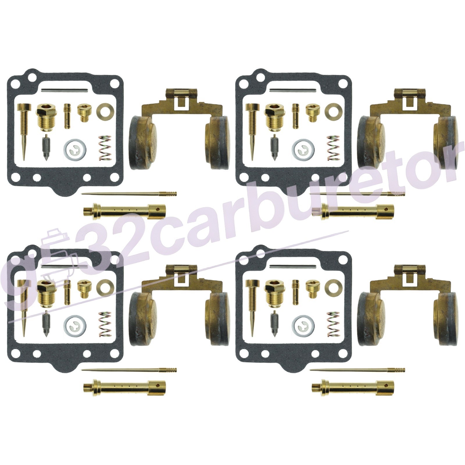 4X Carburetor Carb Rebuild Repair Kit & Float For Yamaha XS1100 XS1100S 78-79 US