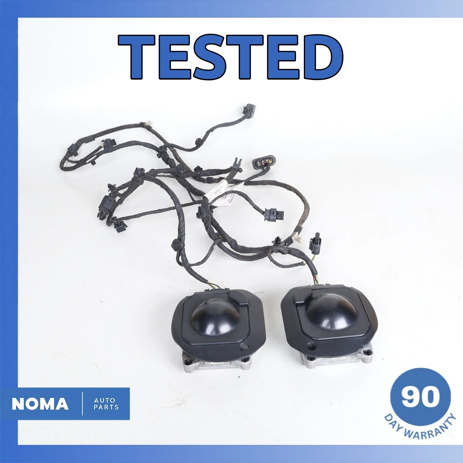 11-14 Audi D4 A8 S8 Active Adaptive Cruise Control Sensor Set 4H0907561B OEM