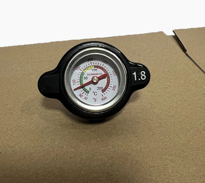 New High Pressure Radiator Cap Temperature Gauge 1.8 Bar Radiator Cap For Honda