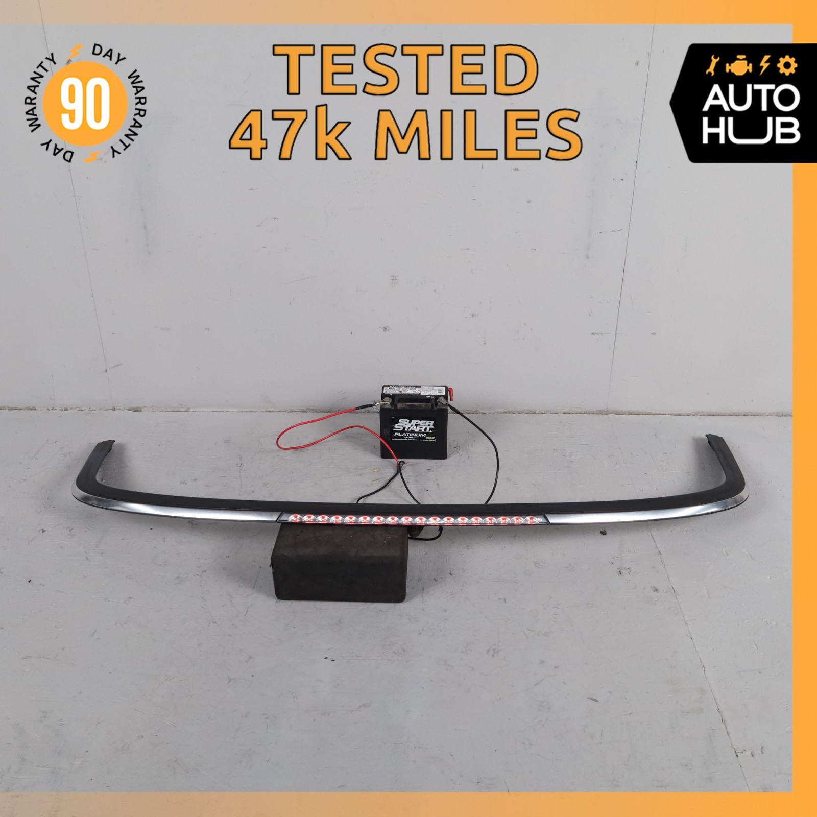 10-19 Maserati GranTurismo M145 Convertible Third Brake Stop Light Lamp OEM 47k 10-19 Maserati GranTurismo M145 Convertible Third Brake Stop Light Lamp OEM 47k