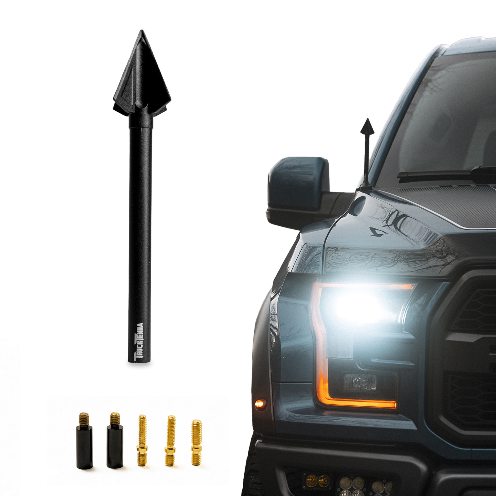 TruckTenna Arrow Antenna for Trucks, Stubby Antenna Replacement