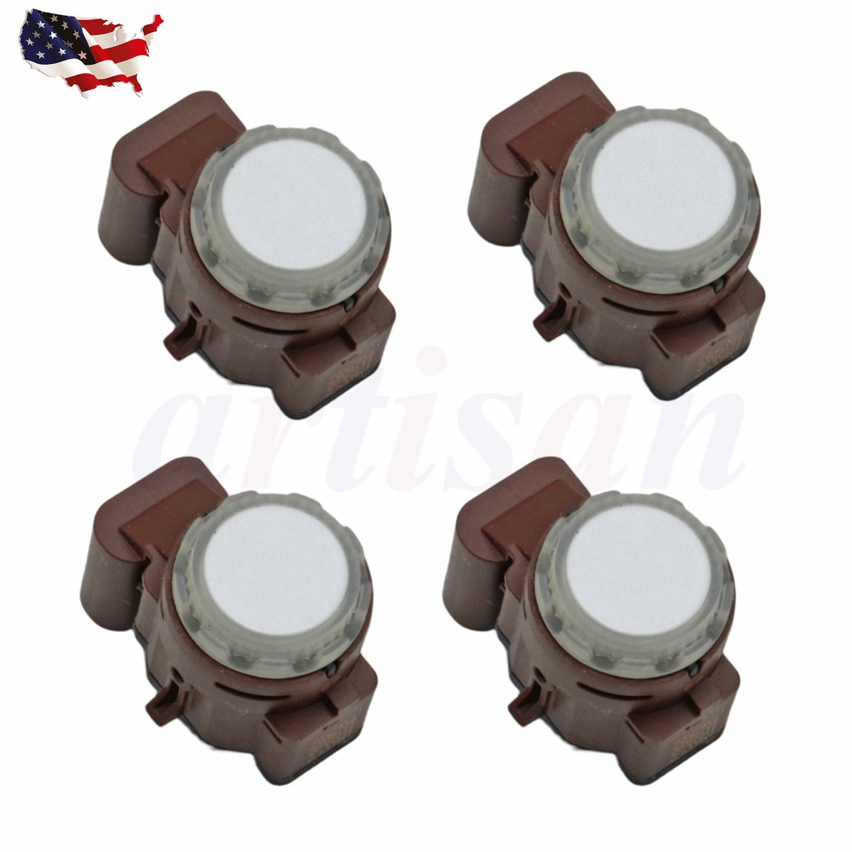 4Pcs New Front Parking Sensor Fits For BMW 66209826952 66209472095 USA 4Pcs New Front Parking Sensor Fits For BMW 66209826952 66209472095 USA