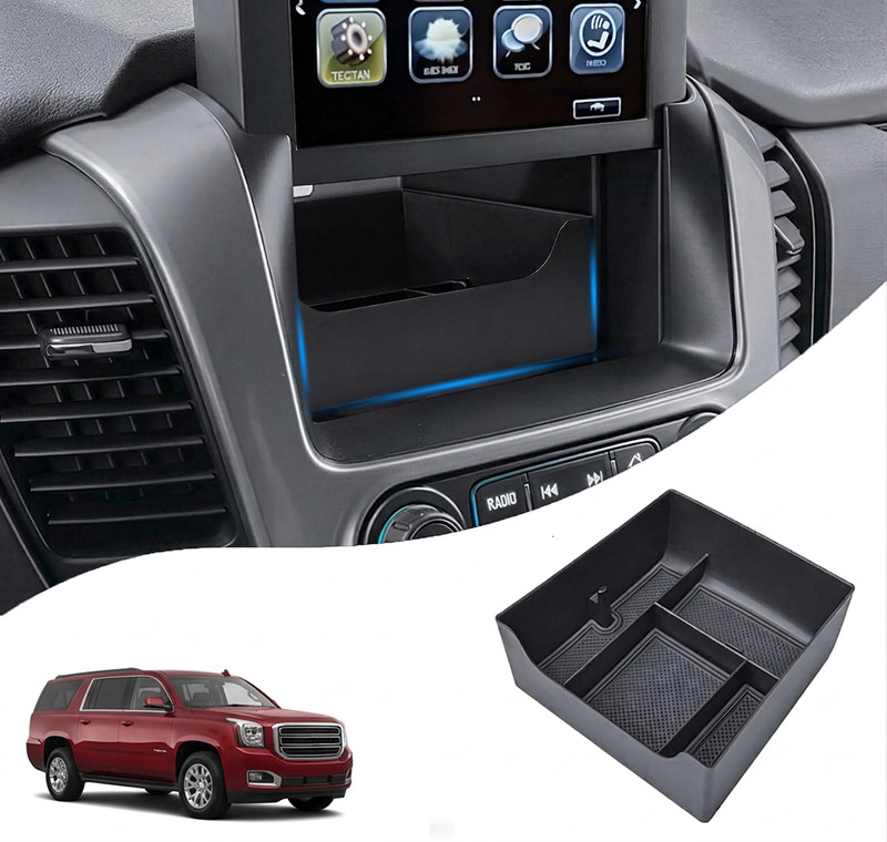 Upgrade Center Console Organizer Tray For GMC Yukon 2015-2020 Dash Storage Box Upgrade Center Console Organizer Tray For GMC Yukon 2015-2020 Dash Storage Box